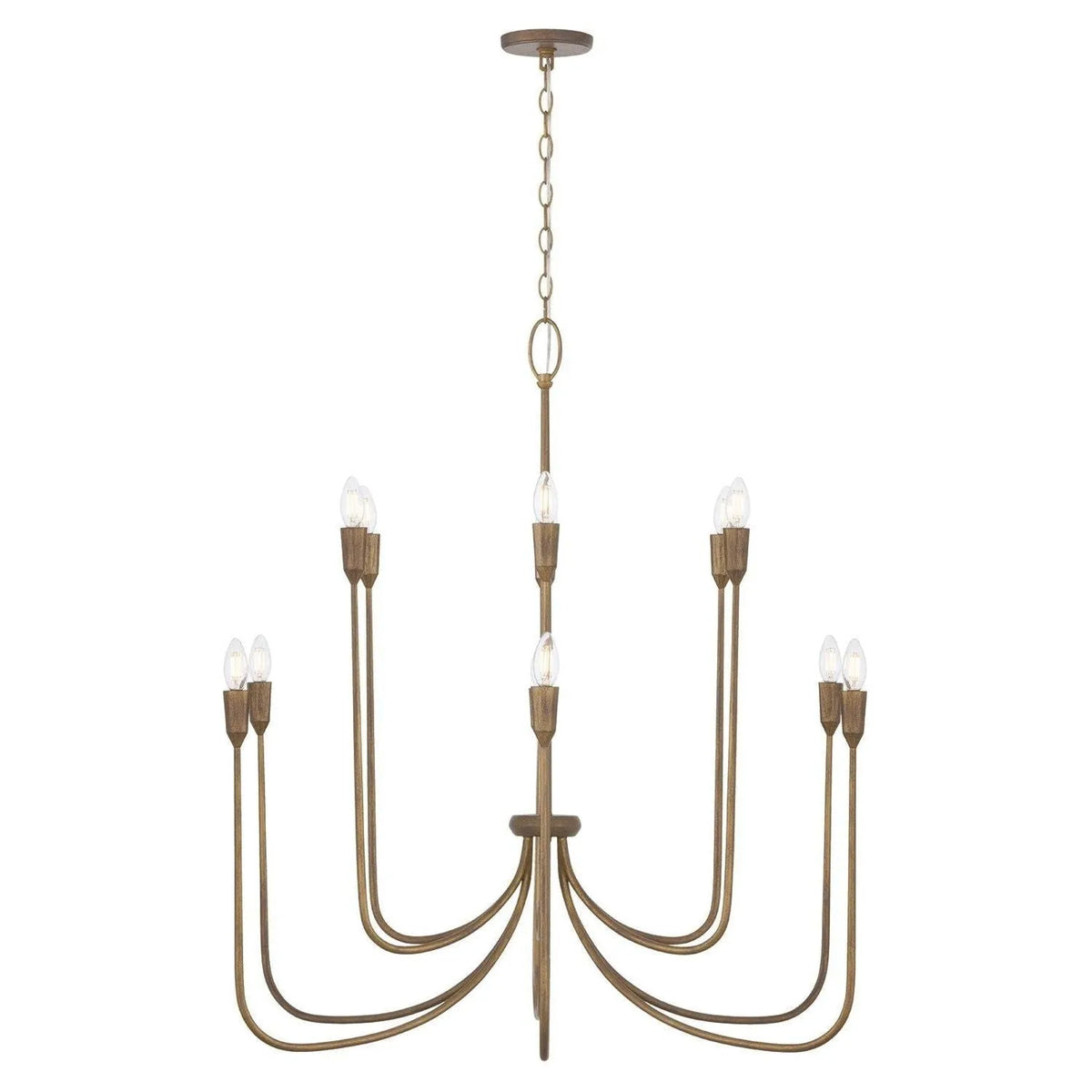 Capital Lighting - 456801MZ - 12 Light Chandelier - Marley - Mystic Bronze