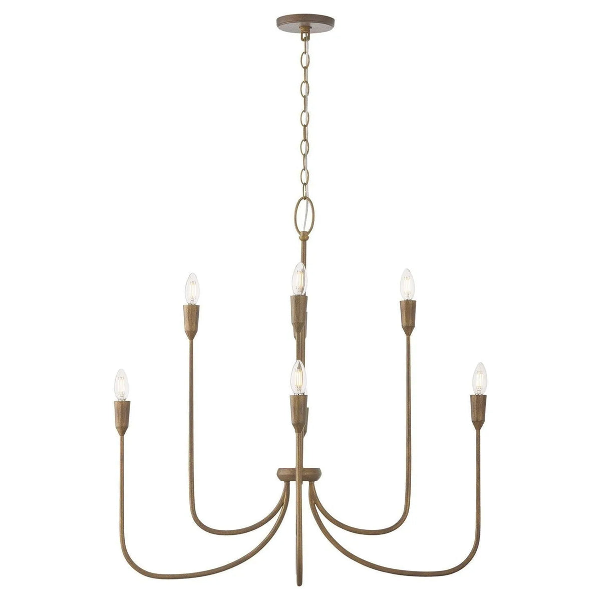 Capital Lighting - 456881MZ - Eight Light Chandelier - Marley - Mystic Bronze