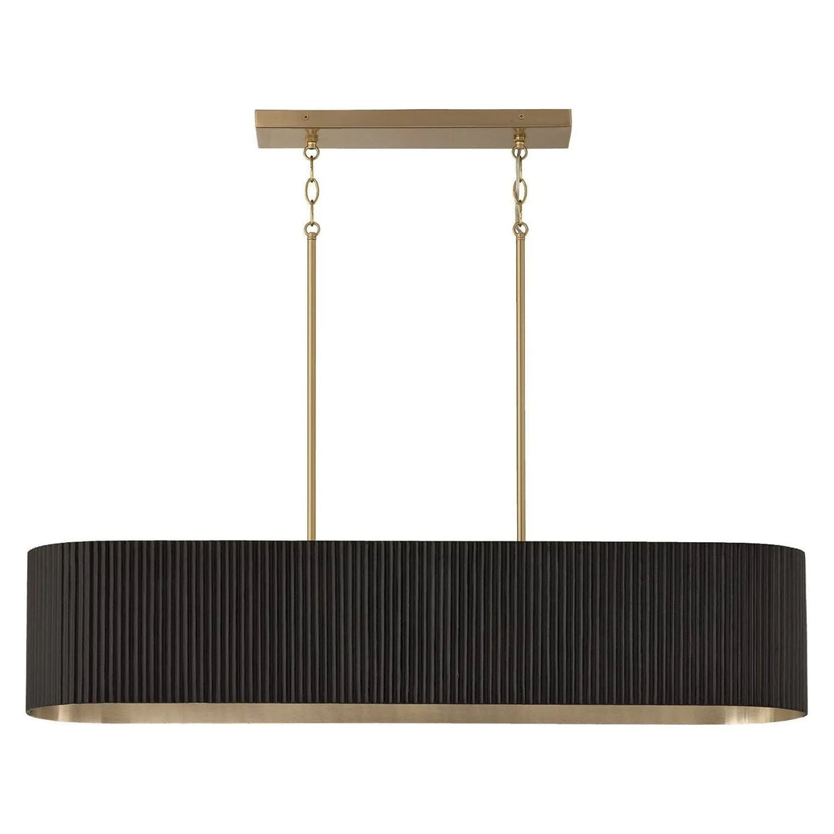 Capital Lighting - 850751KR - Five Light Island Pendant - Donovan - Black Stain and Matte Brass