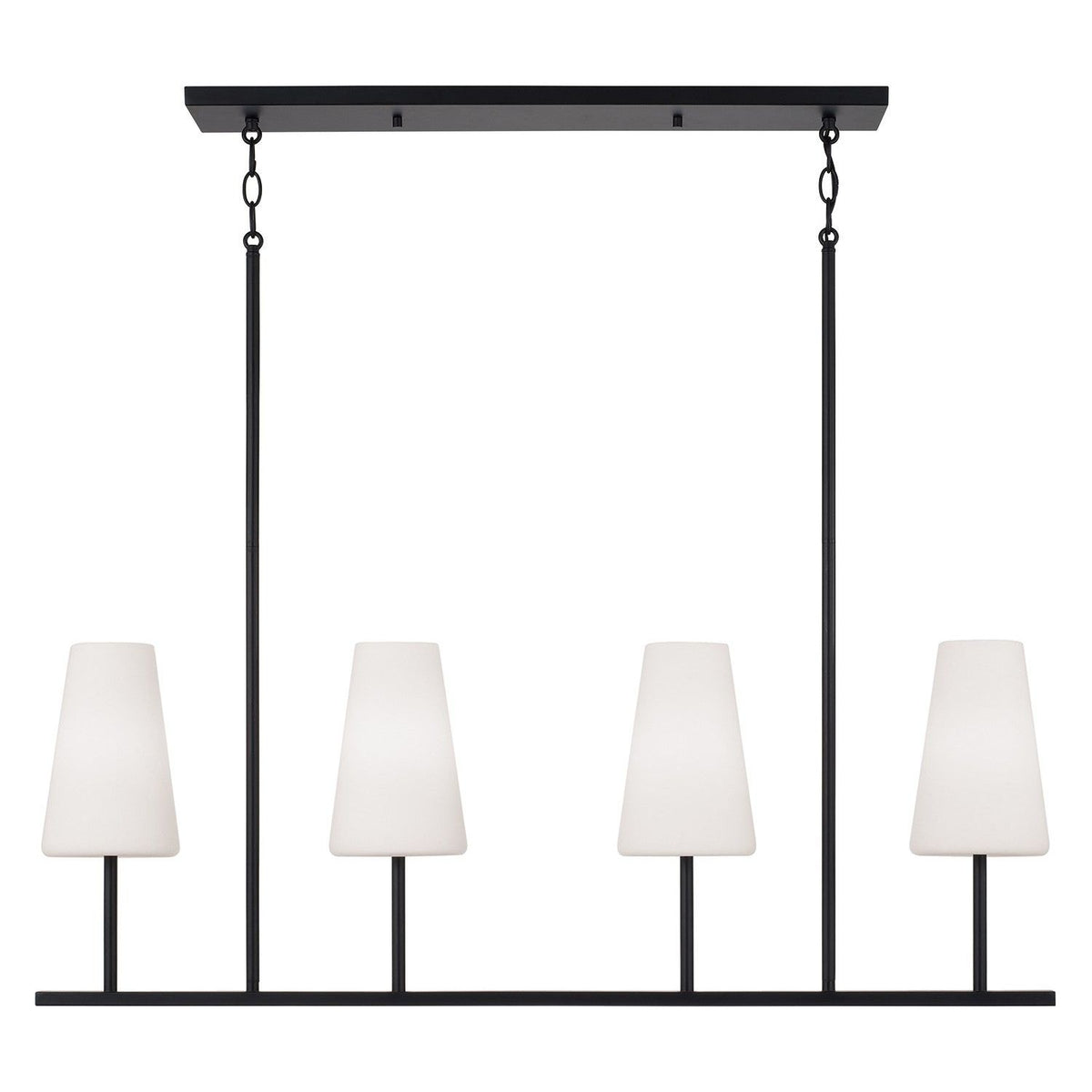 Capital Lighting - 855241MB-550 - Four Light Island Pendant - Averitt - Matte Black