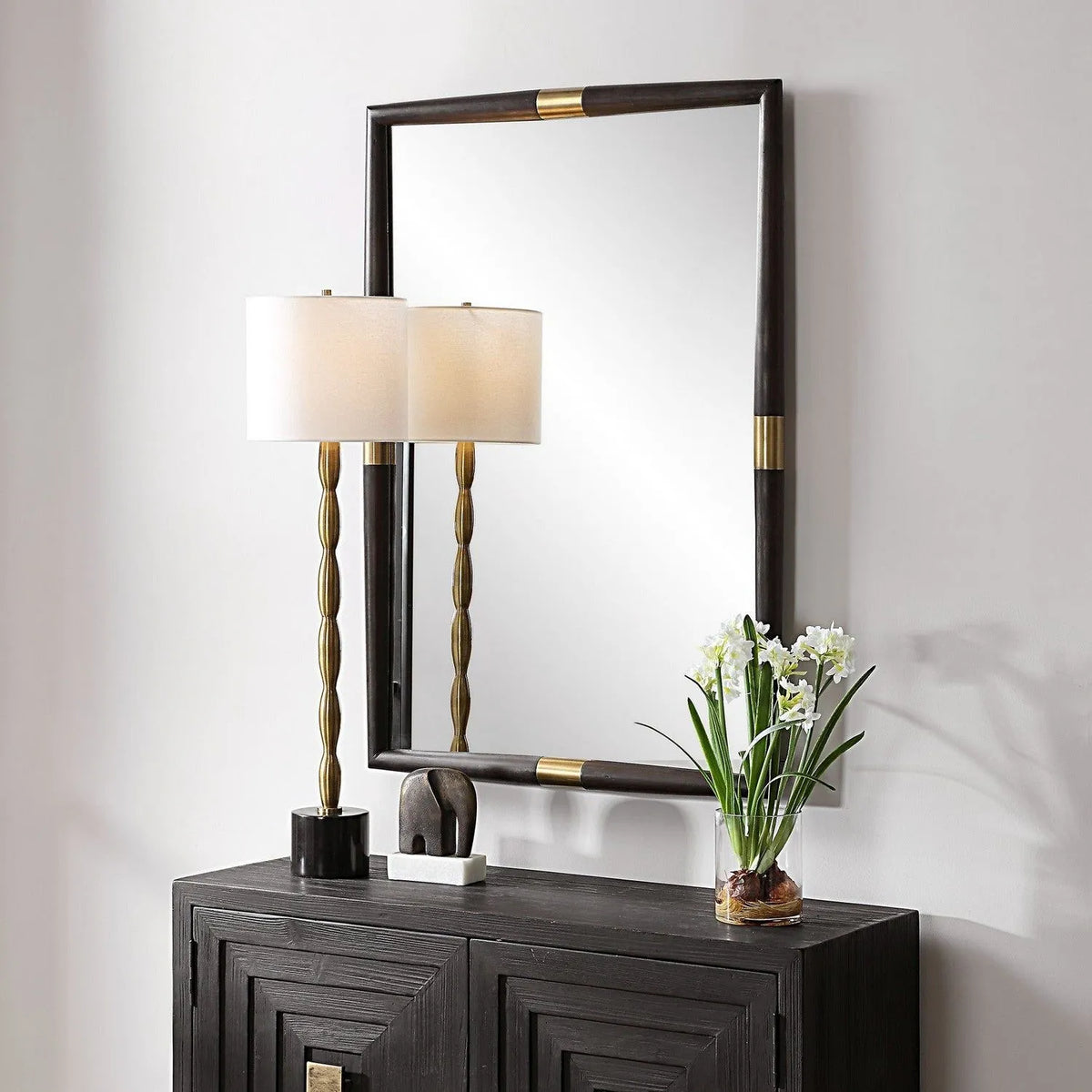 Uttermost - 08217 - Mirror - Larkin - Dark Oak