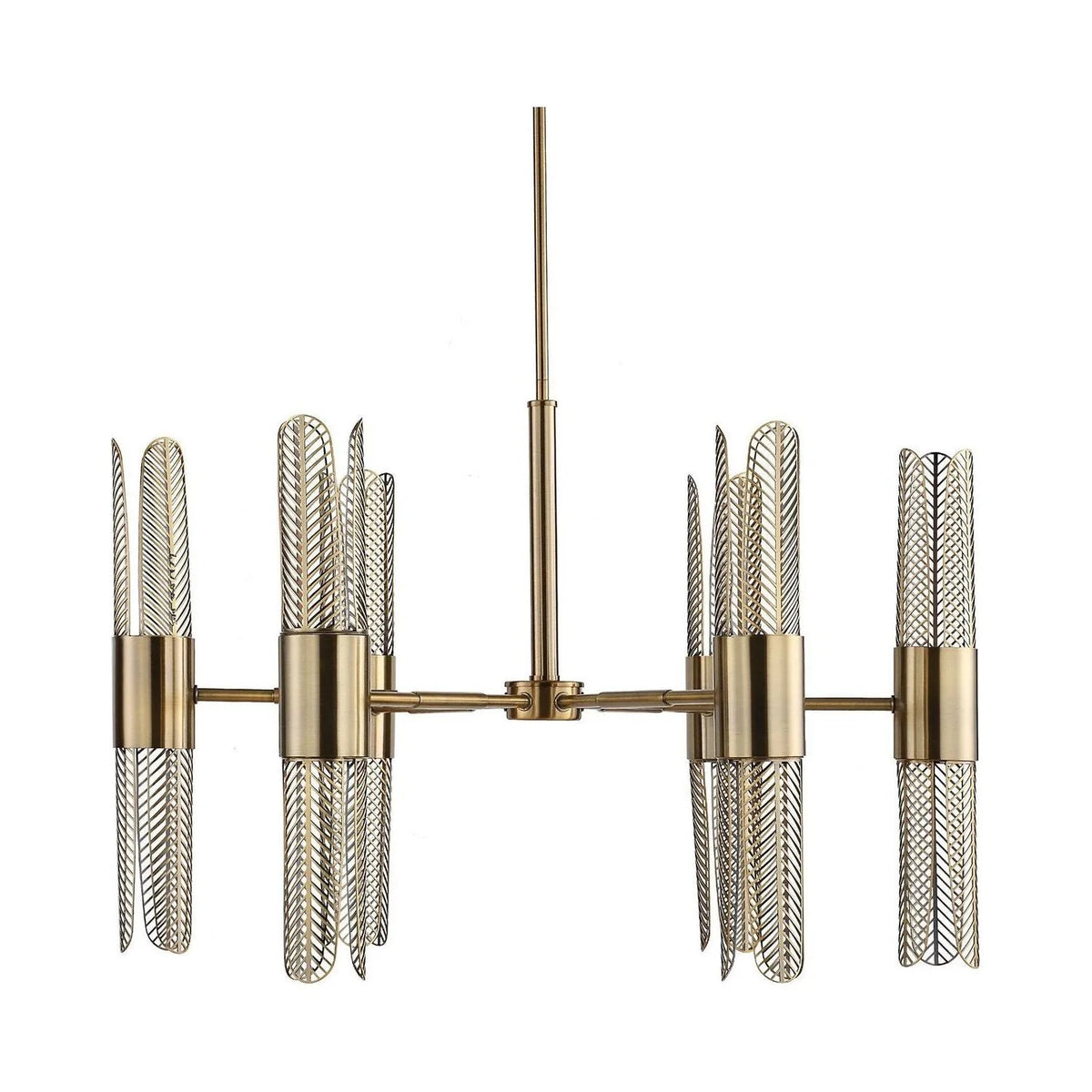 Uttermost - 21391 - LED Chandelier - Cret - Oxidized Brass