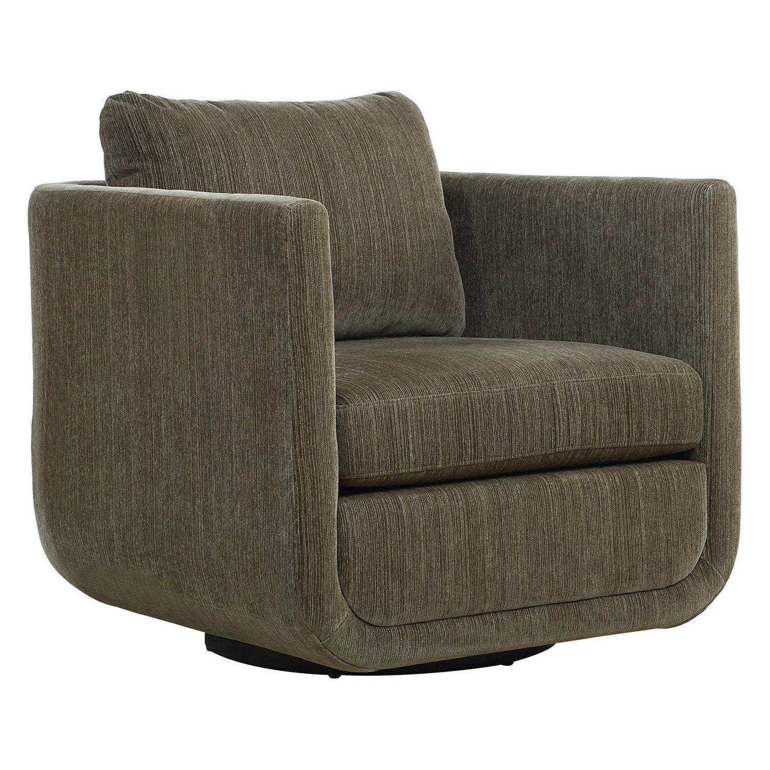 Uttermost - 23879 - Swivel Chair - Abound - Textured Chenille In Herb