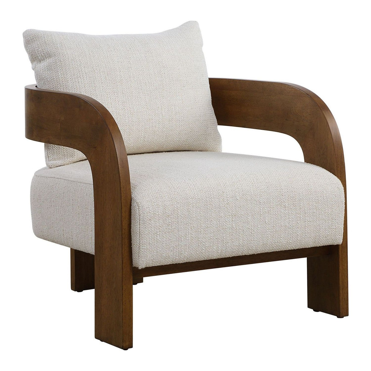 Uttermost - 23880 - Accent Chair - Rowan - Walnut Stained Oak