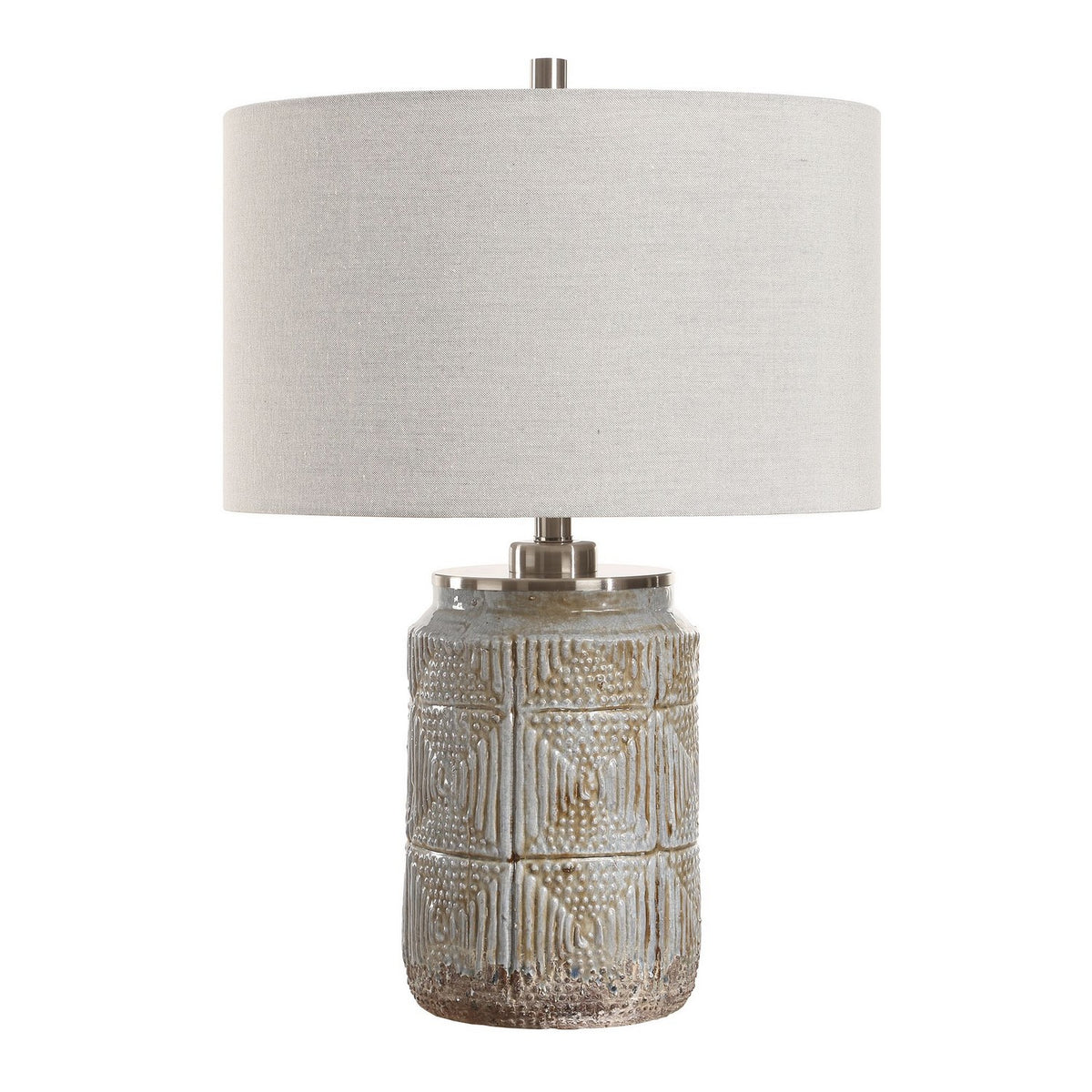 Uttermost - 30464 - One Light Table Lamp - Graydon - Brushed Nickel