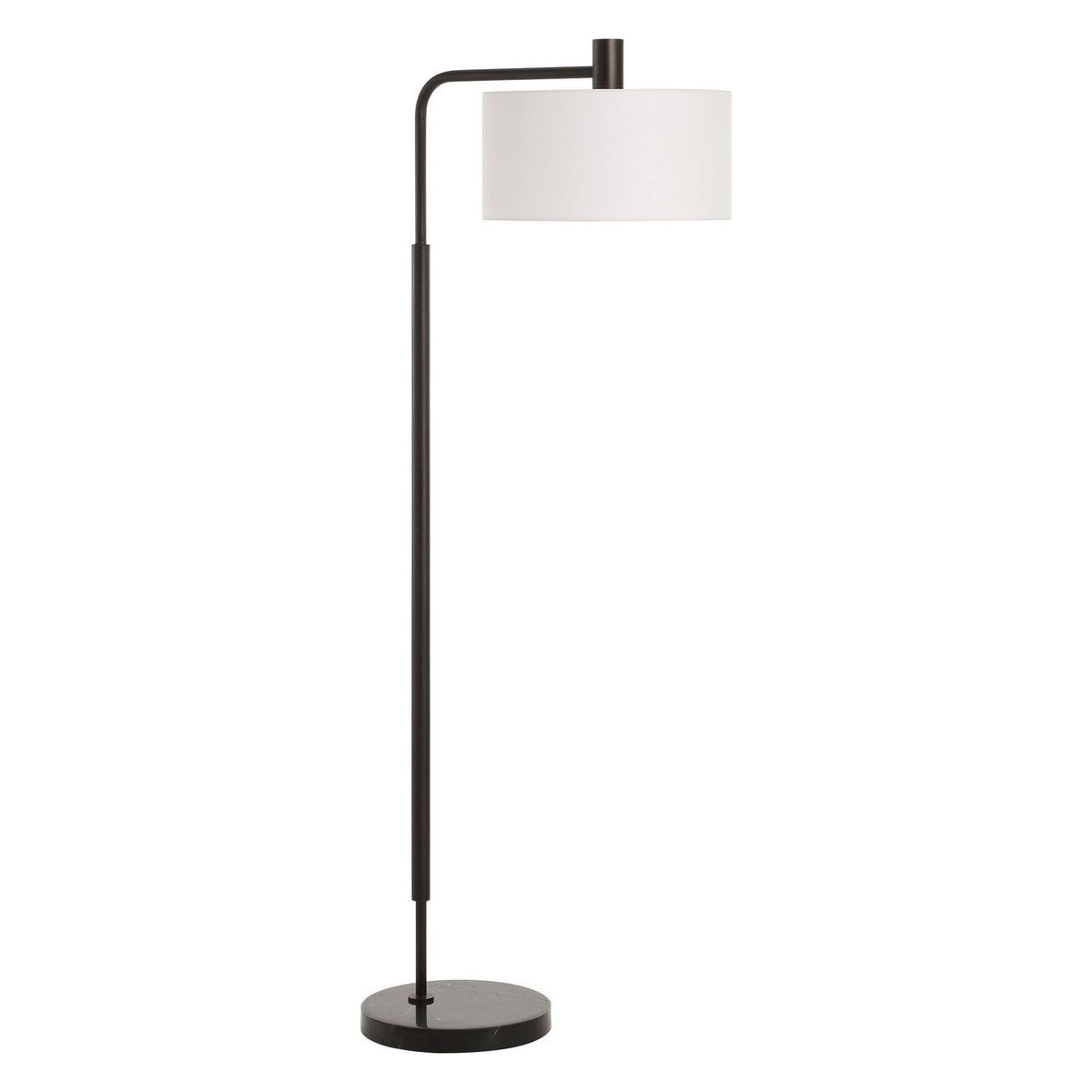 Uttermost - 30477 - One Light Floor Lamp - Richie - Satin Black