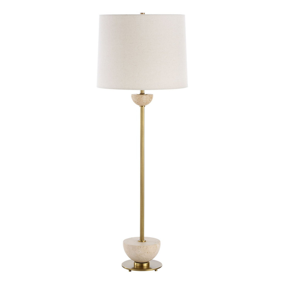 Uttermost - 30481-1 - One Light Buffet Lamp - Hemisphere - Brushed Brass