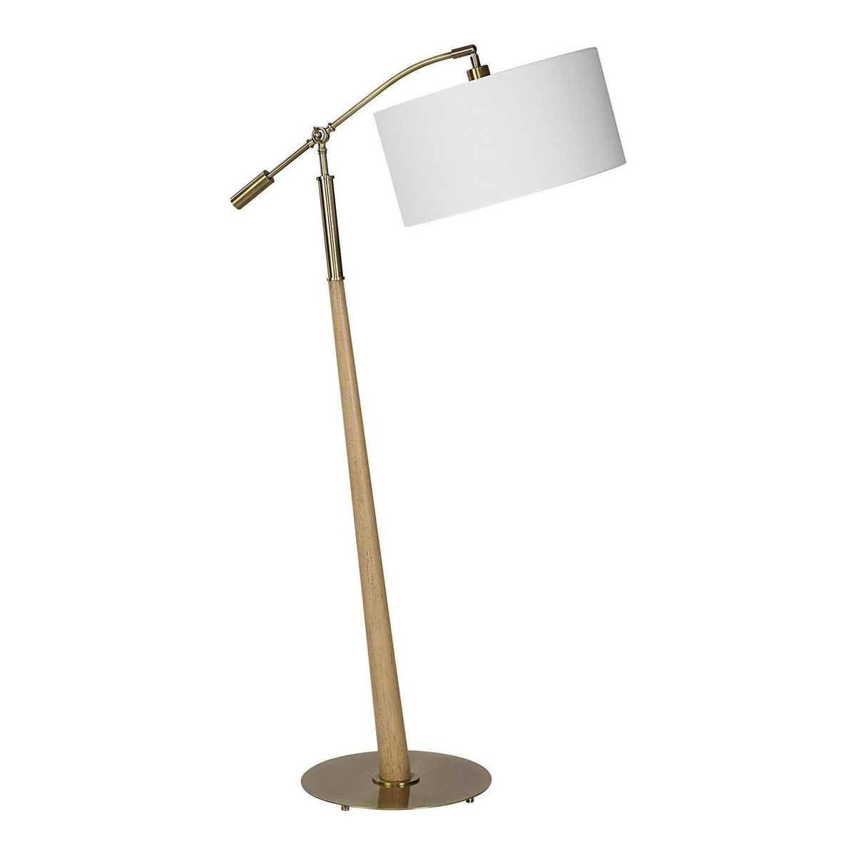 Uttermost - 30485 - One Light Floor Lamp - Kennett - Antique Brass