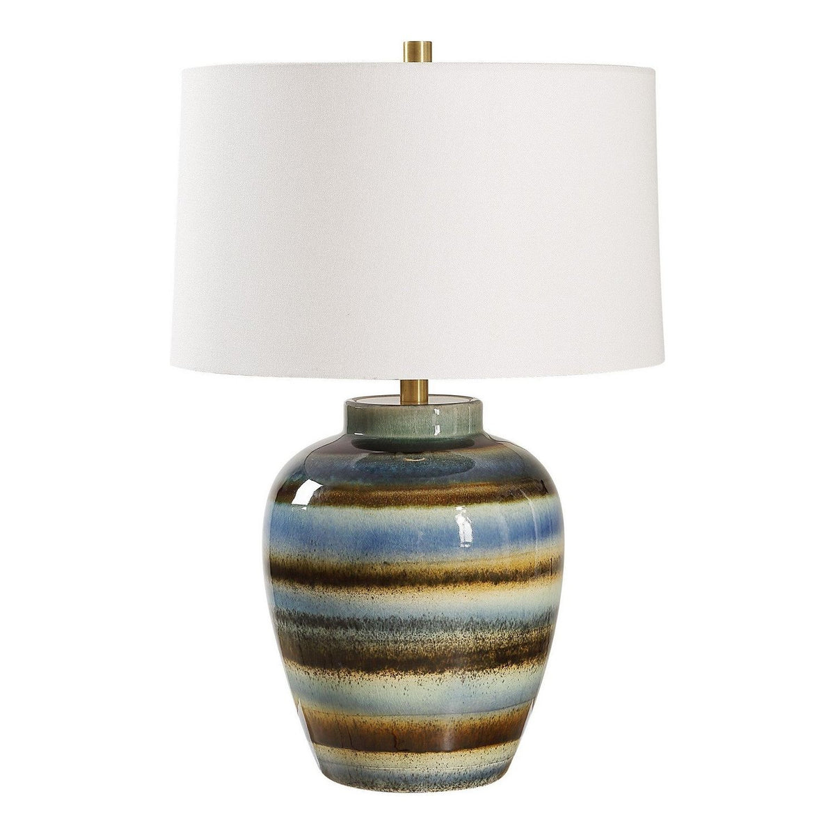 Uttermost - 30493 - One Light Table Lamp - Judarn - Antique Brass