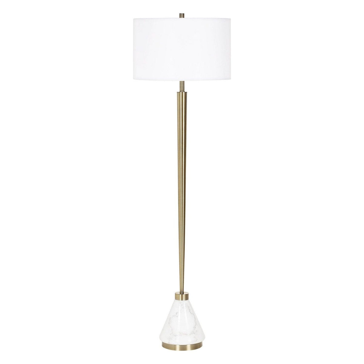 Uttermost - 30515 - One Light Floor Lamp - Curran - Brass