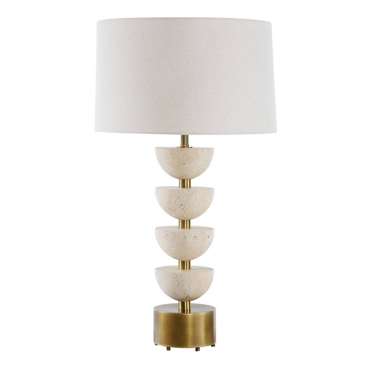 Uttermost - 30517 - One Light Table Lamp - Hemisphere - Antique Brass