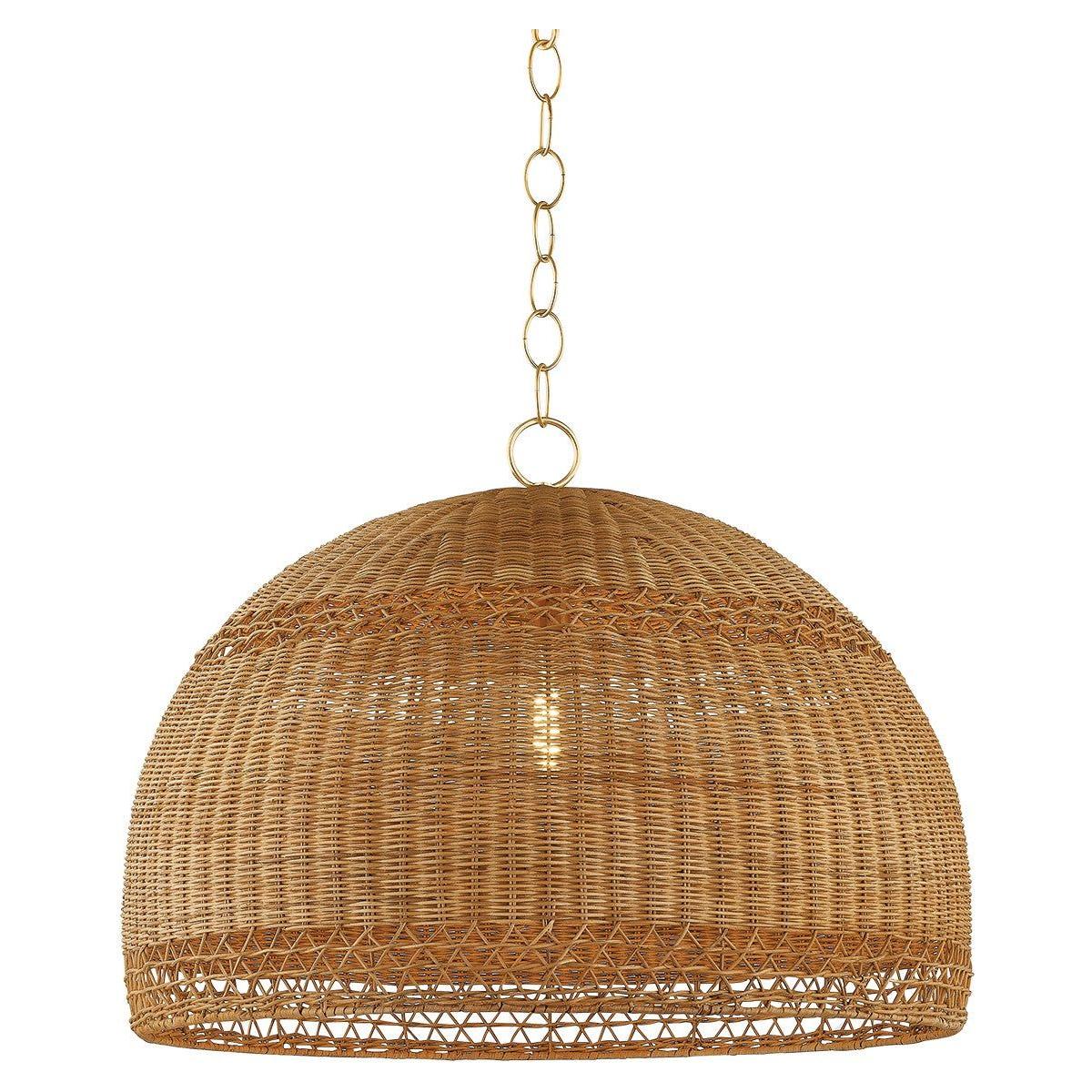 Mitzi - H1008701L-AGB - One Light Pendant - April - Aged Brass