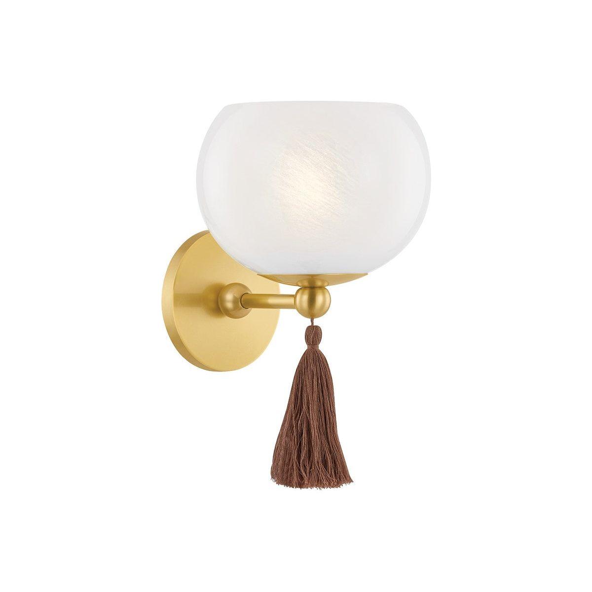 Mitzi - H1039101-AGB - One Light Wall Sconce - Niya - Aged Brass