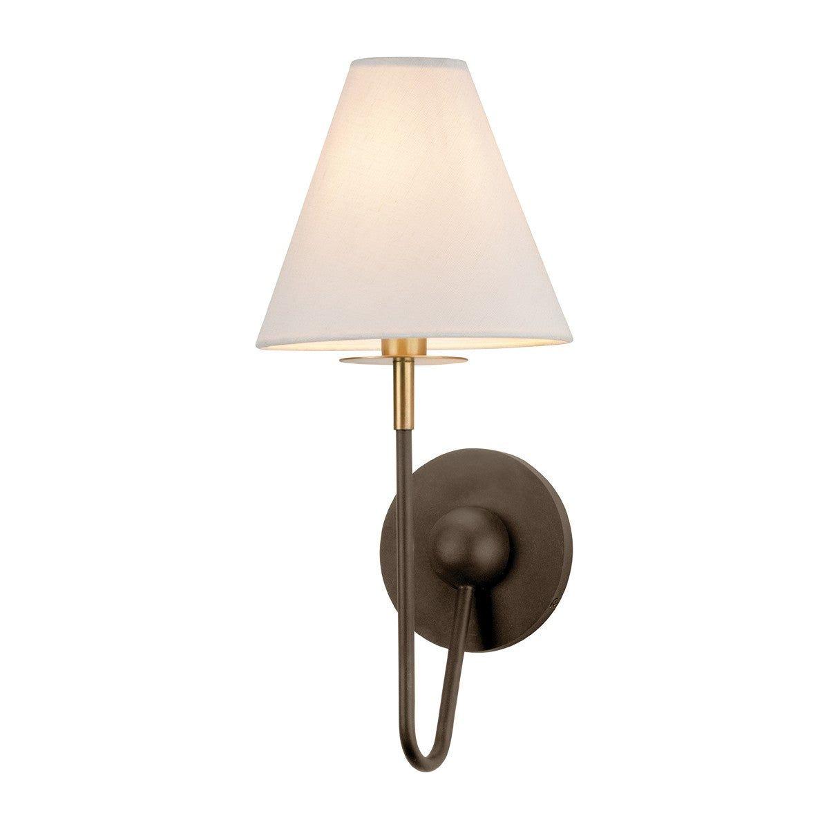 Mitzi - H984101-AGB/BRZ - One Light Wall Sconce - Polly - Aged Brass/Bronze