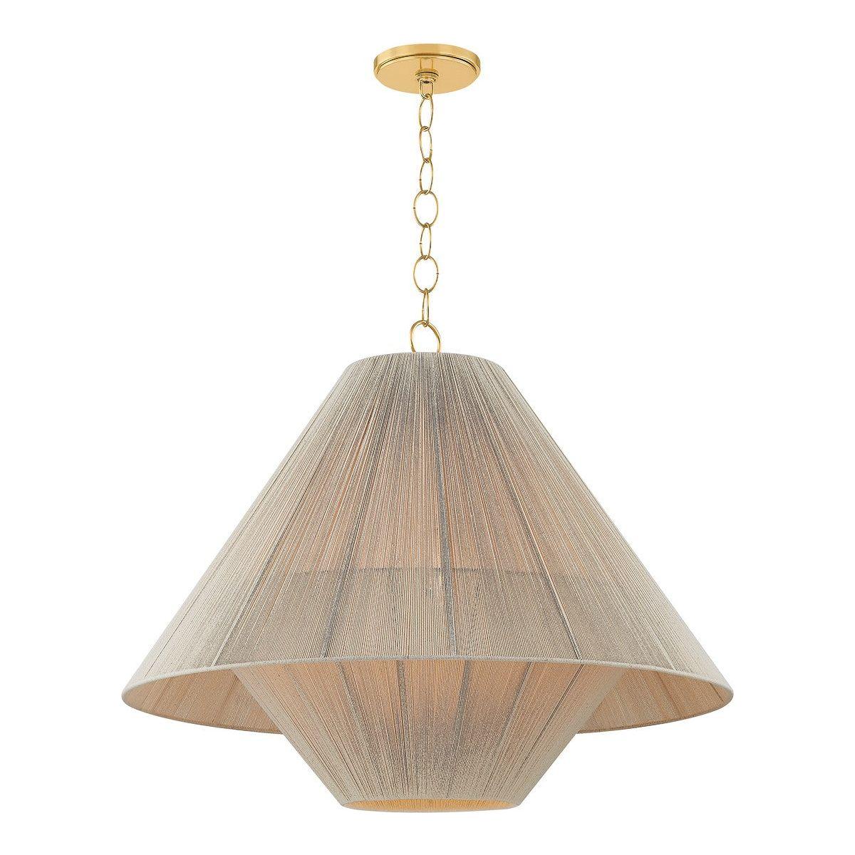 Mitzi - H988701L-AGB - One Light Pendant - Eleanor - Aged Brass