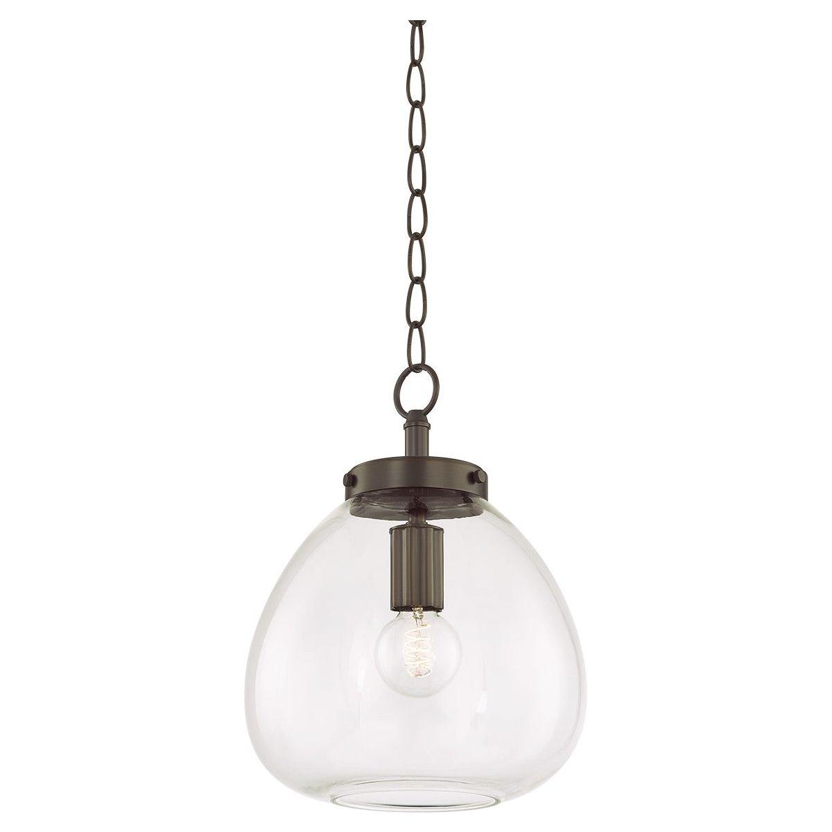 Mitzi - H997701S-TRB - One Light Pendant - Della - True Bronze