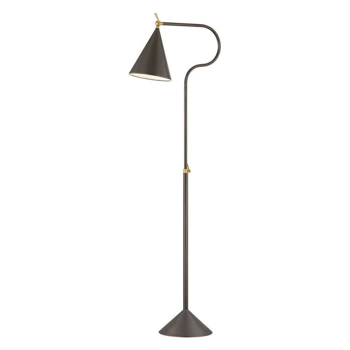 Mitzi - HL996401-AGB/TRB - One Light Floor Lamp - Harriet - Aged Brass/True Bronze