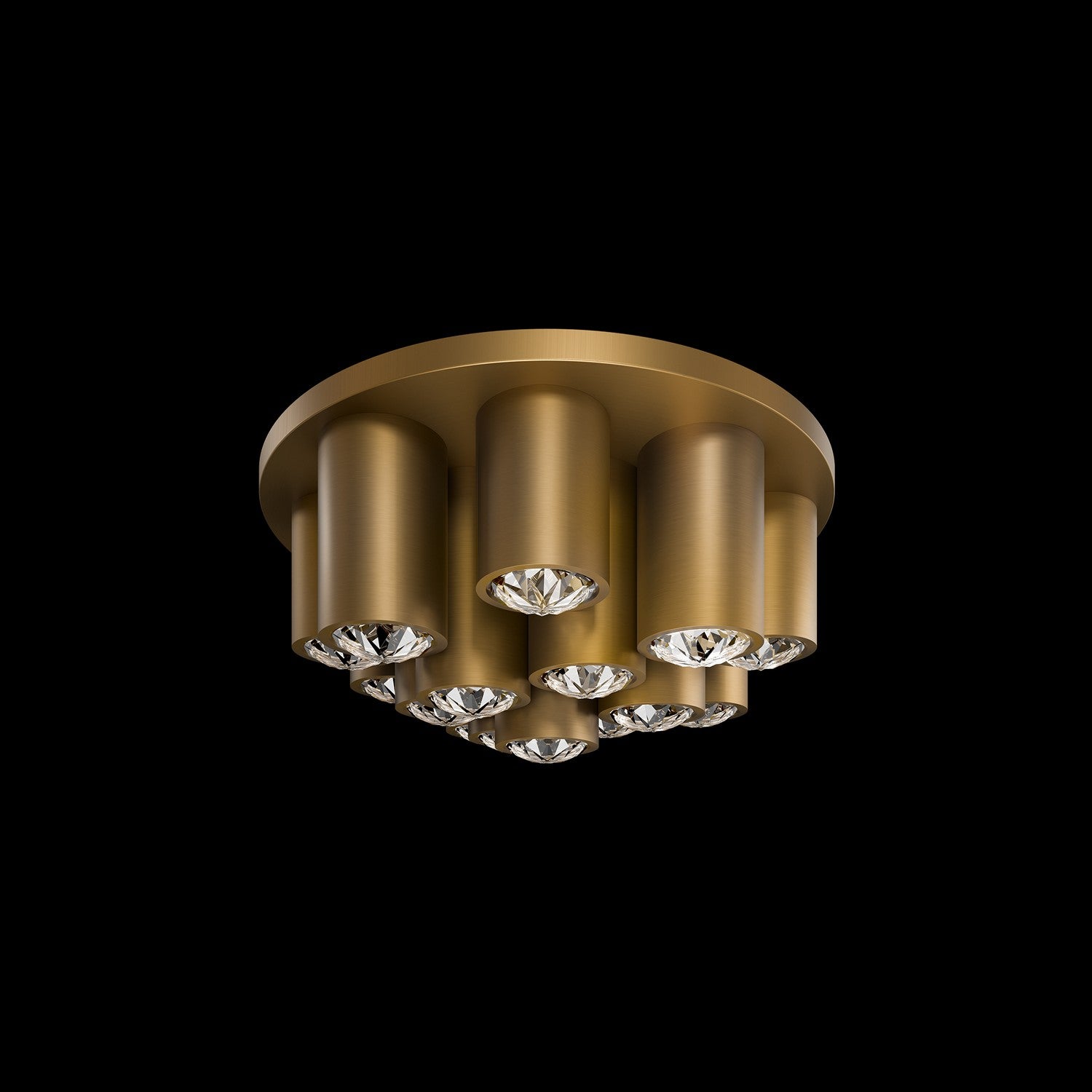 Schonbek Beyond - BFM41519-AB - LED Flush Mount - Tamara - Aged Brass