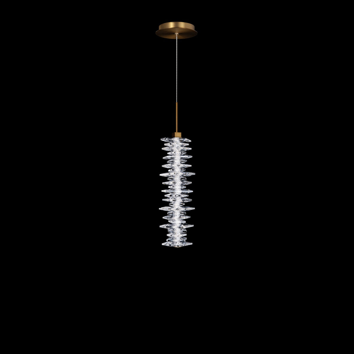 Schonbek Beyond - BPD21516-AB - LED Pendant - Bergy - Aged Brass