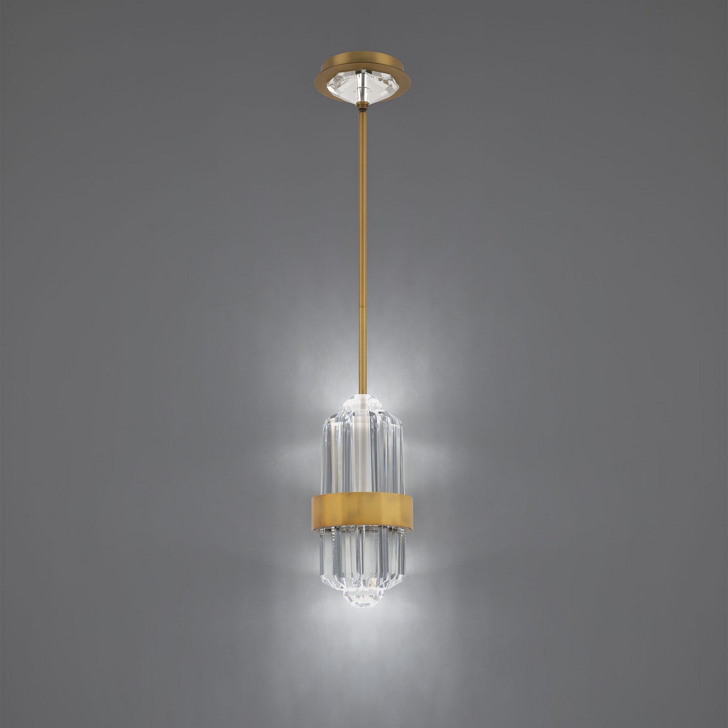 Schonbek Beyond - BPD40513-AB - LED Pendant - Silo - Aged Brass