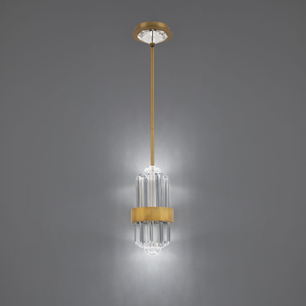 Schonbek Beyond - BPD40513-AB - LED Pendant - Silo - Aged Brass