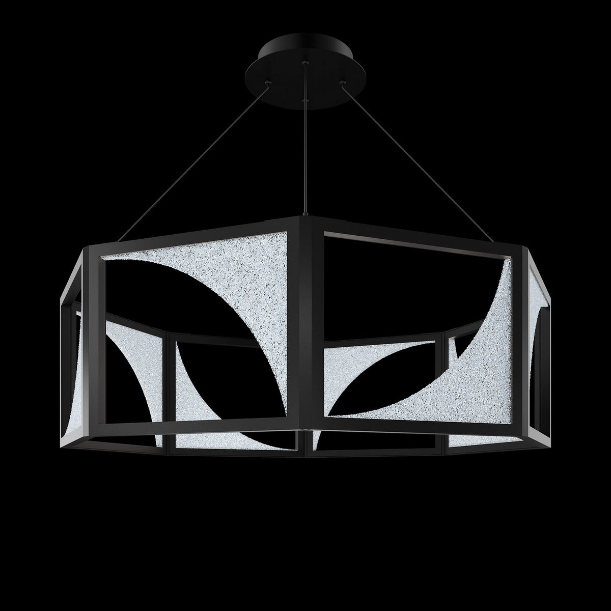 Schonbek Beyond - BPD94236-BK - LED Pendant - Luna - Black