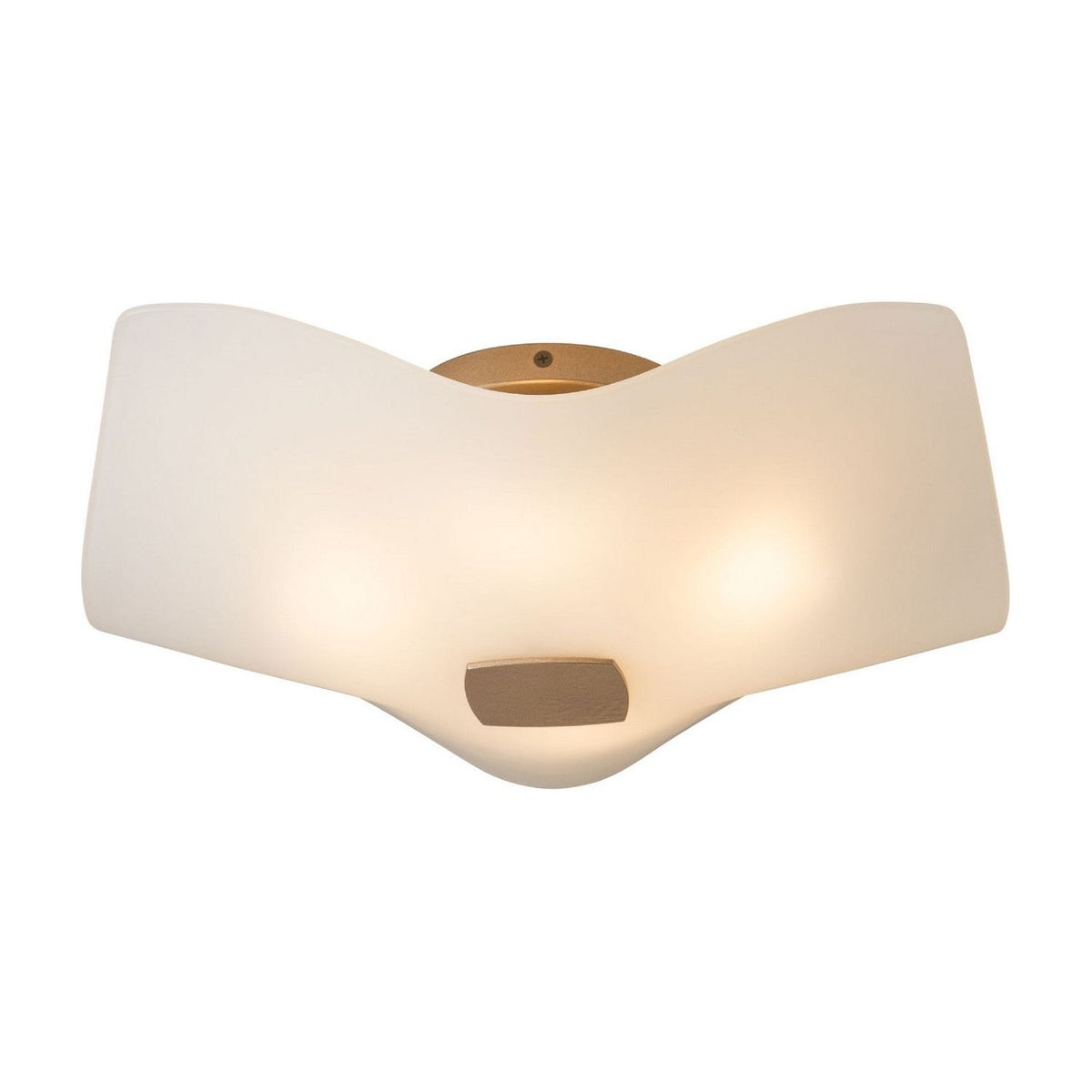 Hubbardton Forge - 121500-SKT-84-FD0834 - Four Light Semi-Flush Mount - Astra - Soft Gold