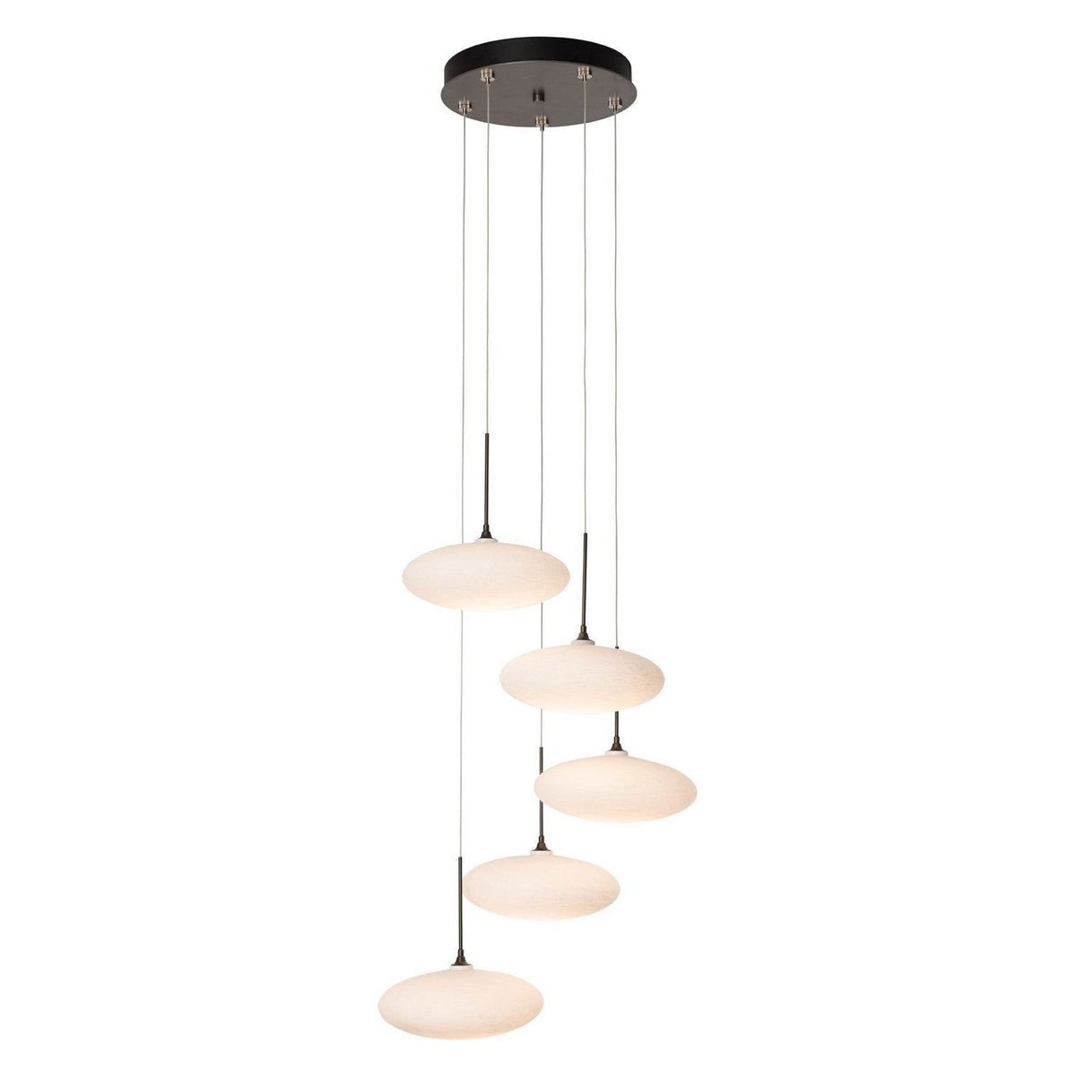 Hubbardton Forge - 131146-SKT-STND-07-GS0818 - LED Pendant - Clouds - Dark Smoke