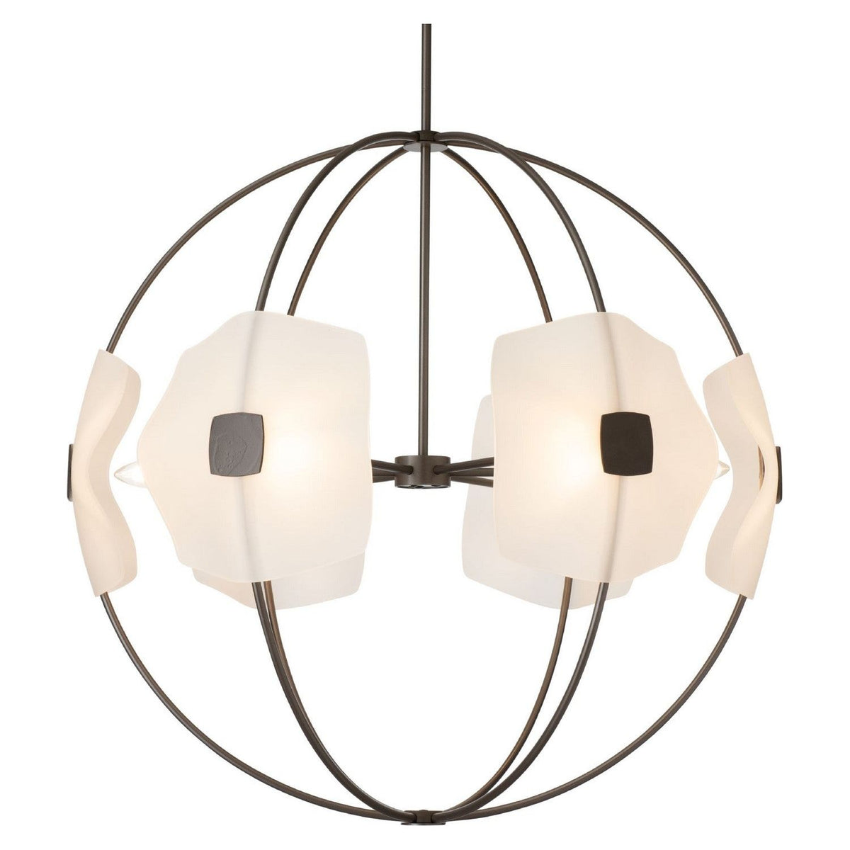 Hubbardton Forge - 131500-SKT-MULT-07-FD0835 - Six Light Pendant - Astra - Dark Smoke