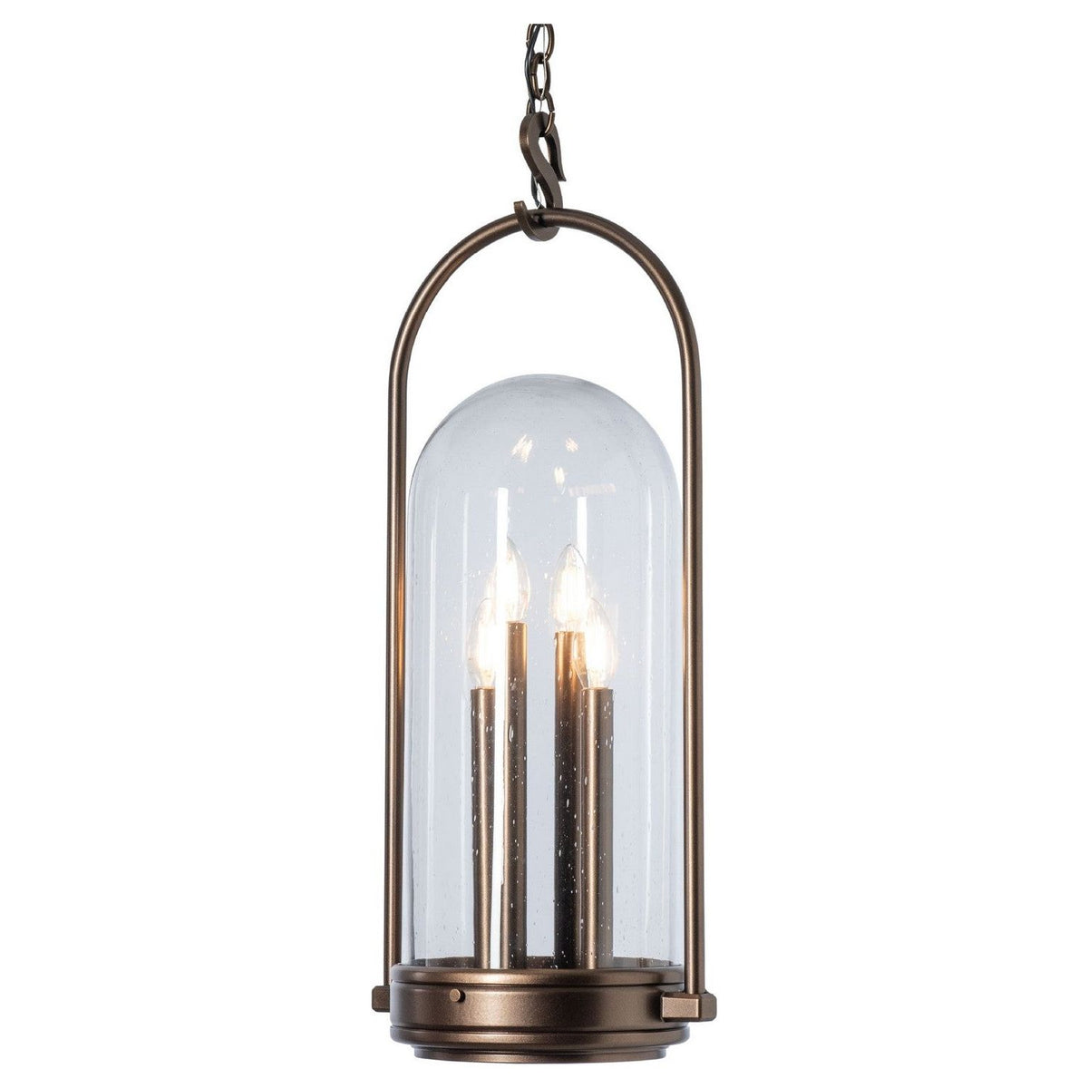 Hubbardton Forge - 365213-SKT-75-II0826 - Four Light Outdoor Lantern - Davis - Coastal Bronze