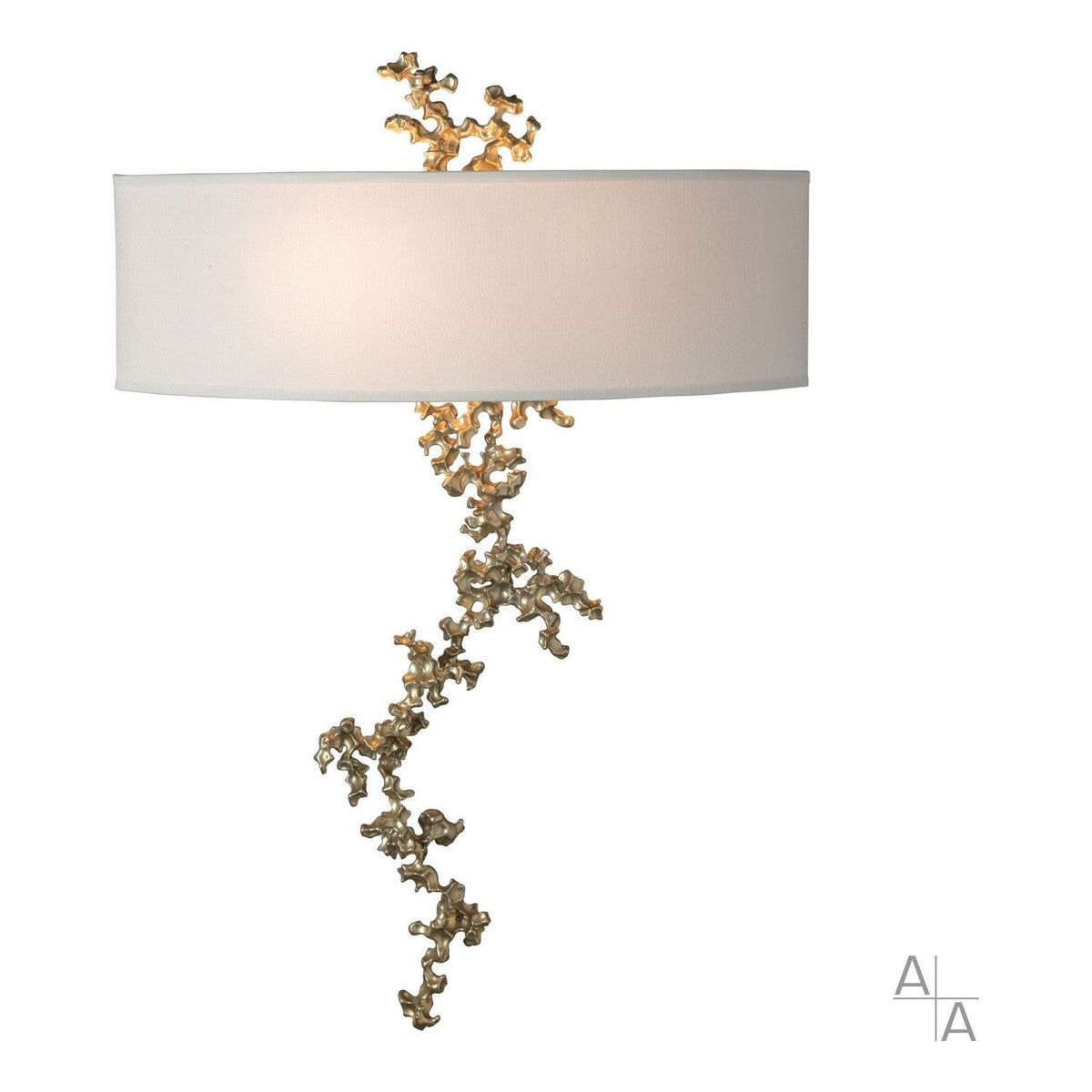 Hubbardton Forge - 402036-SKT-86-SF1692 - LED Wall Sconce - Coral - Modern Brass