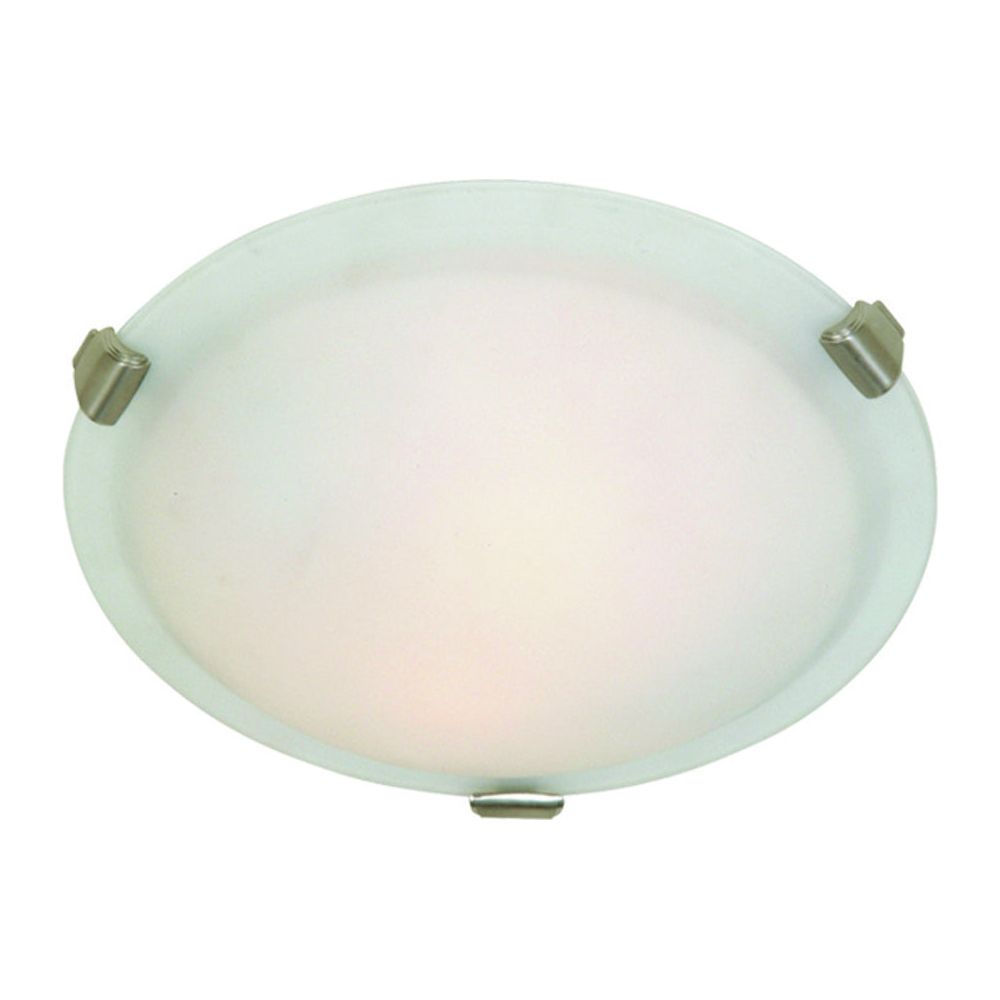 Artcraft Canada - AC2355BN - Three Light Flush Mount - Clip Flush - Brushed Nickel