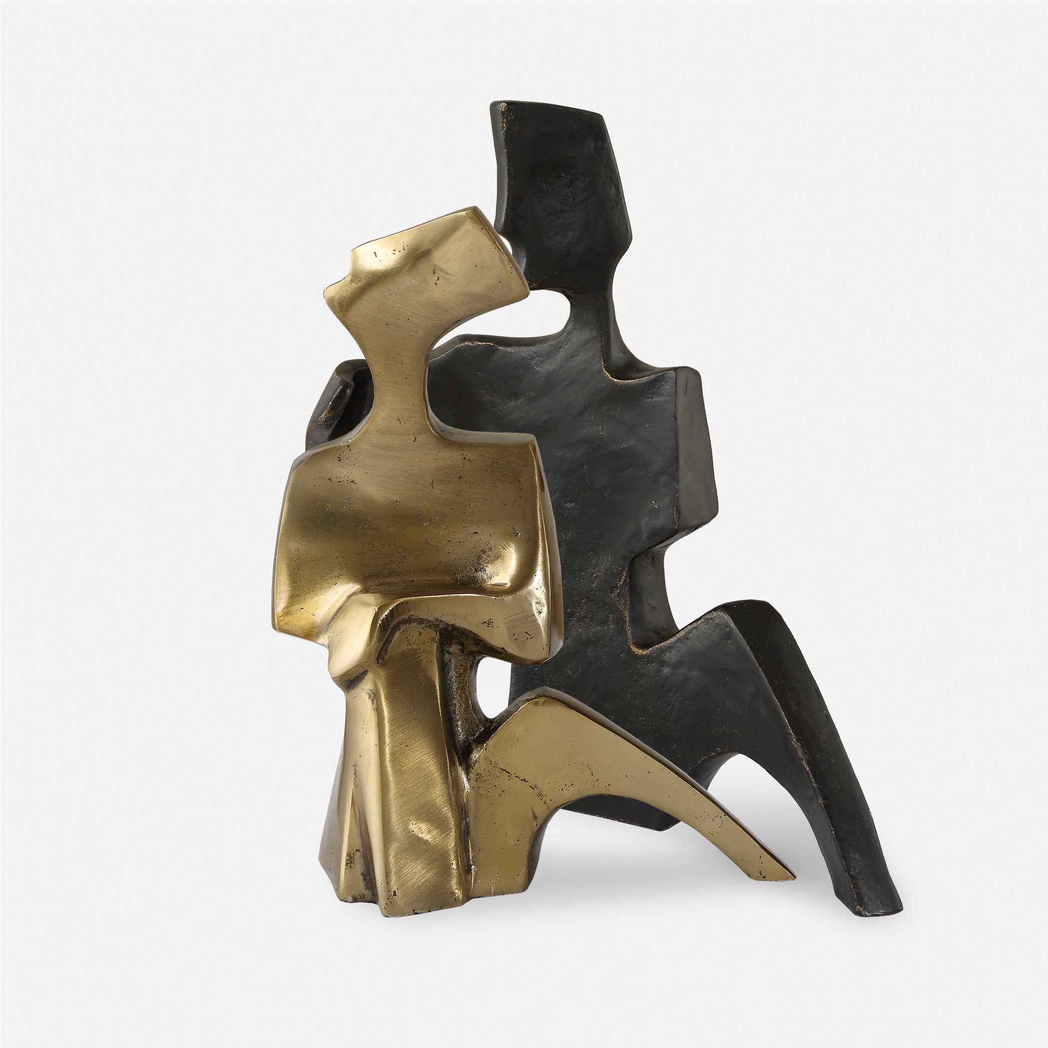 Uttermost - 18149 - Sculptures, S/2 - Affection - Shimmering Bronze And Gold