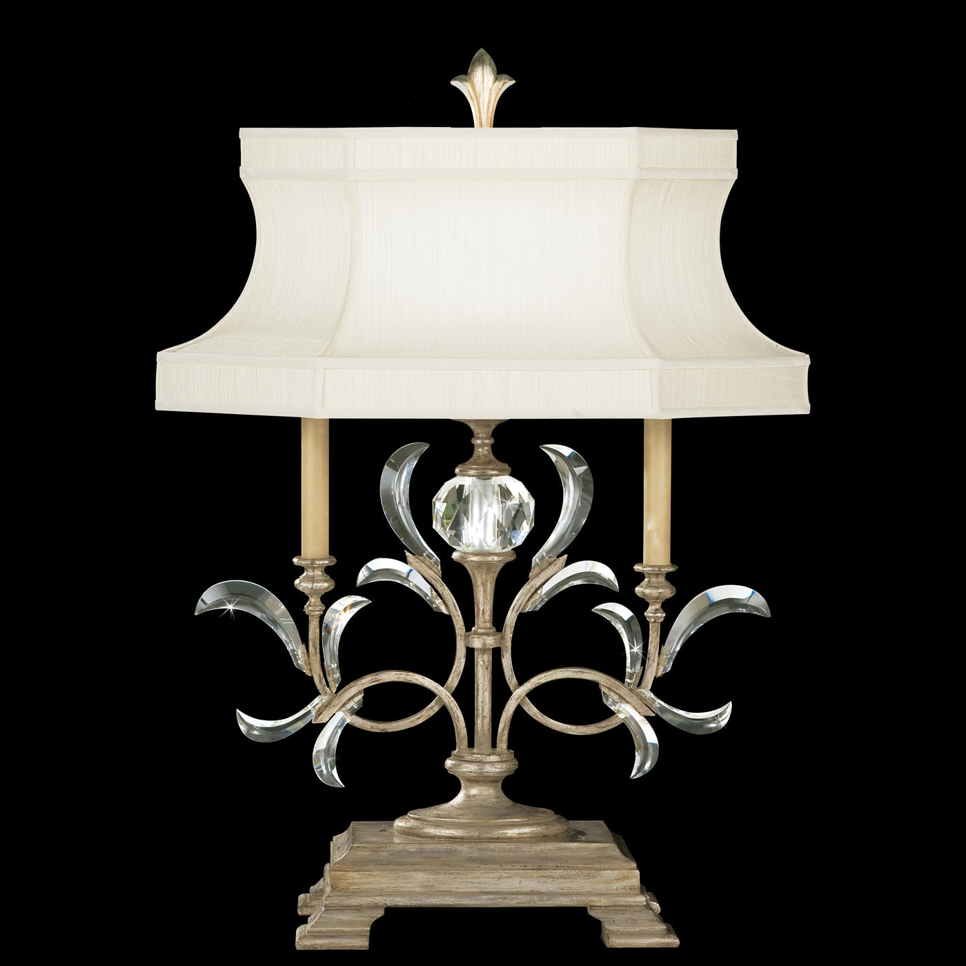Beveled Arcs 34-Inch One Light Table Lamp