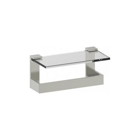 Berlin Glass Shelf with Towel Bar