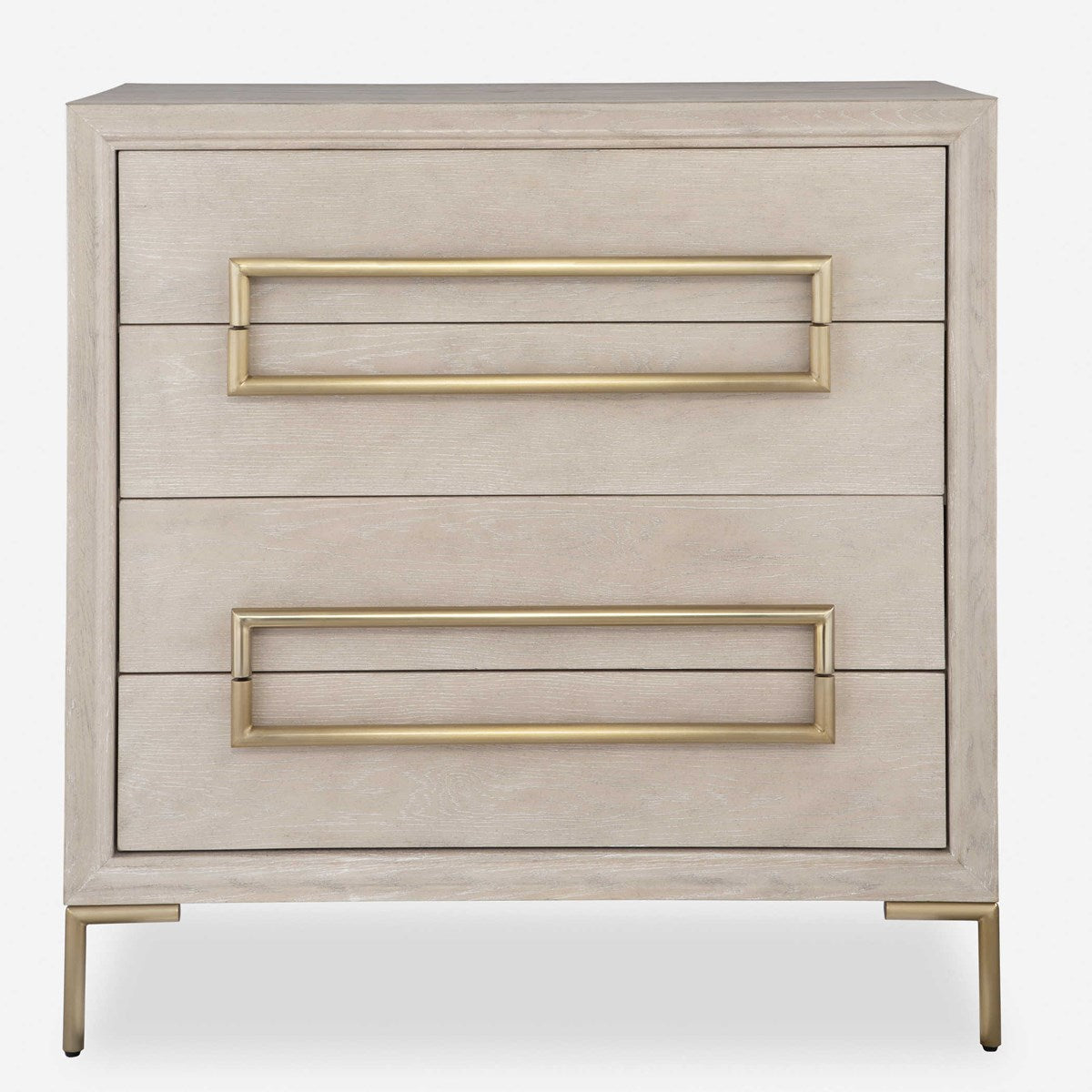 Uttermost - 24770 - Accent Chest - Alessia - Brushed Brass
