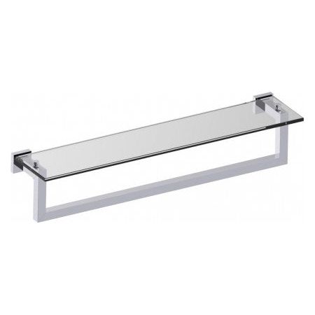 London Glass Shelf with Towel Bar