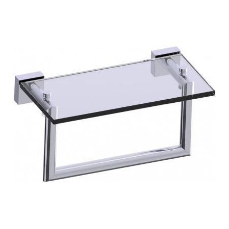 Madrid Glass Shelf with Towel Rail