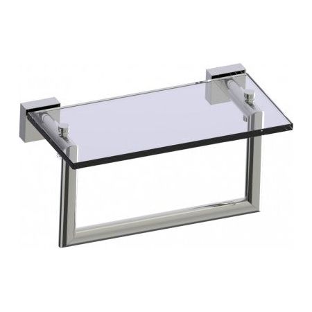 Madrid Glass Shelf with Towel Rail