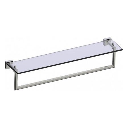 Madrid Glass Shelf with Towel Rail