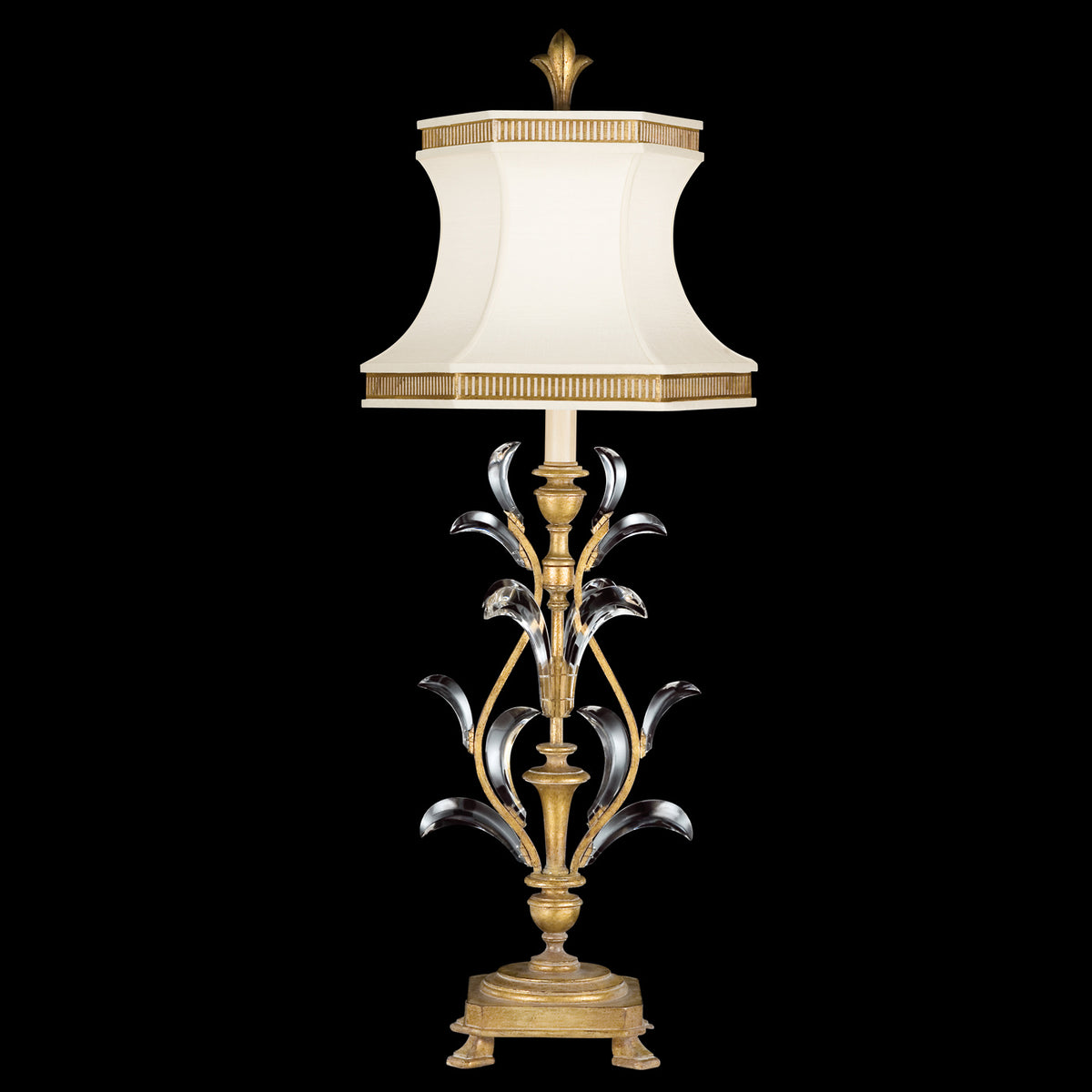 Beveled Arcs 41-Inch One Light Table Lamp