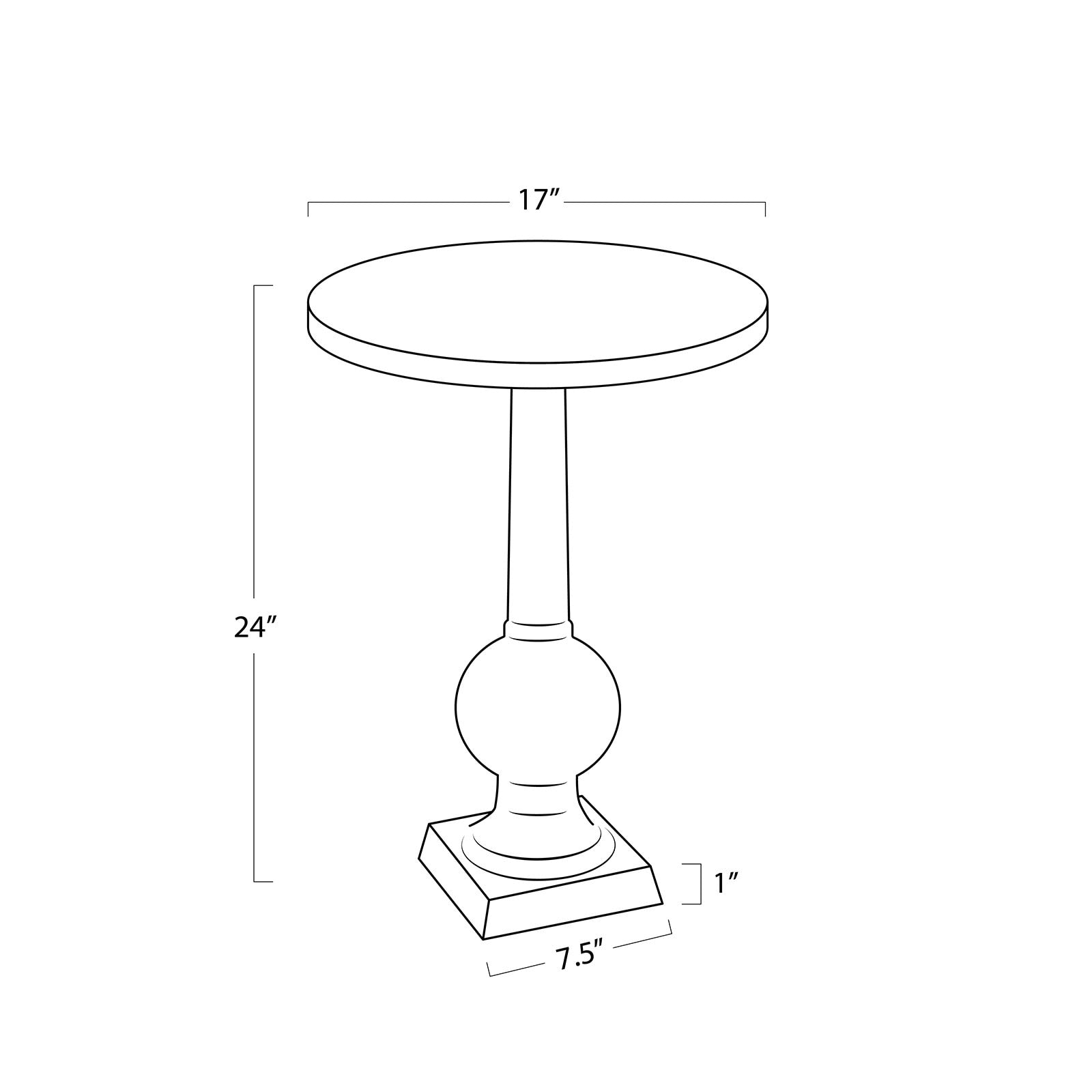 Table d'appoint Stowe