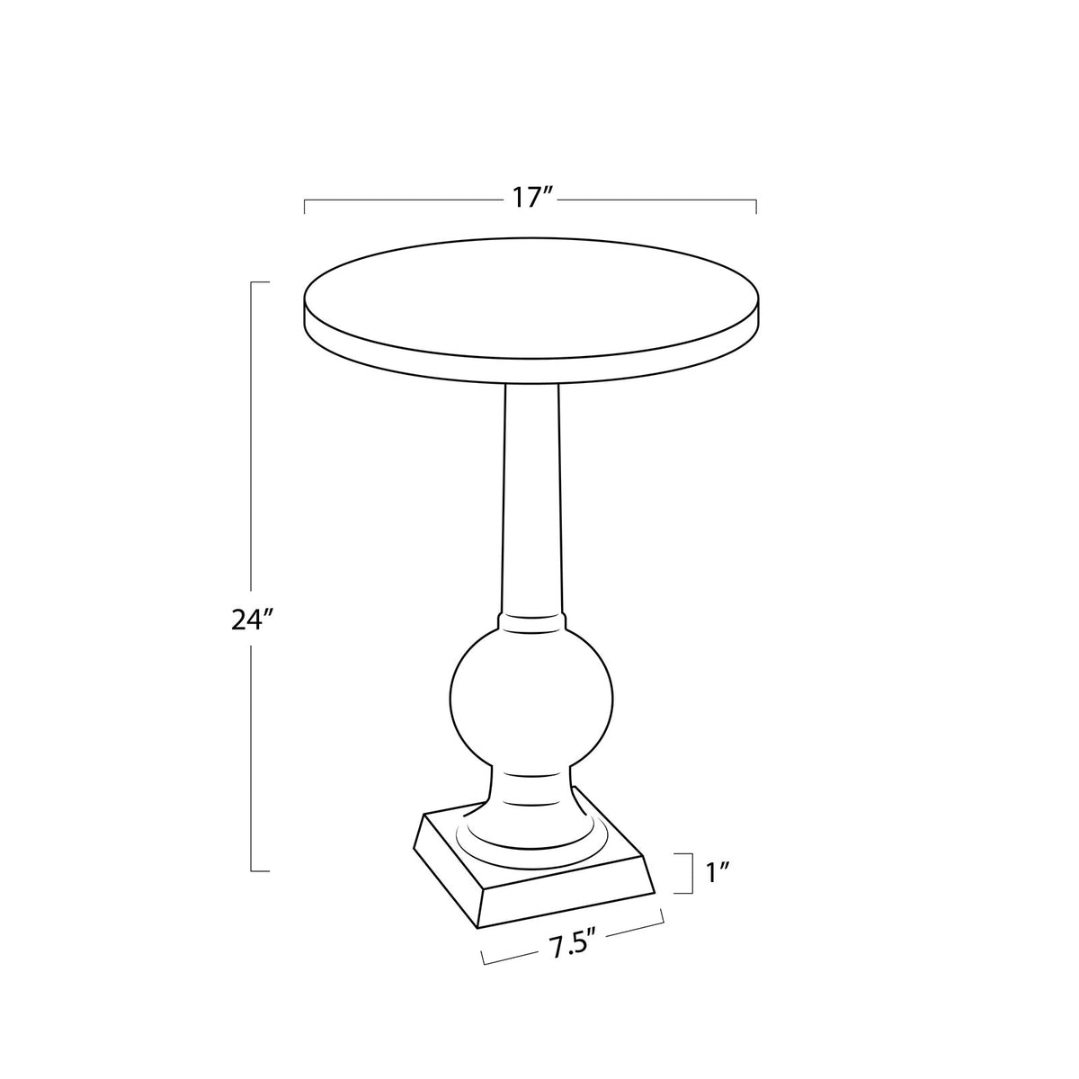 Table d'appoint Stowe