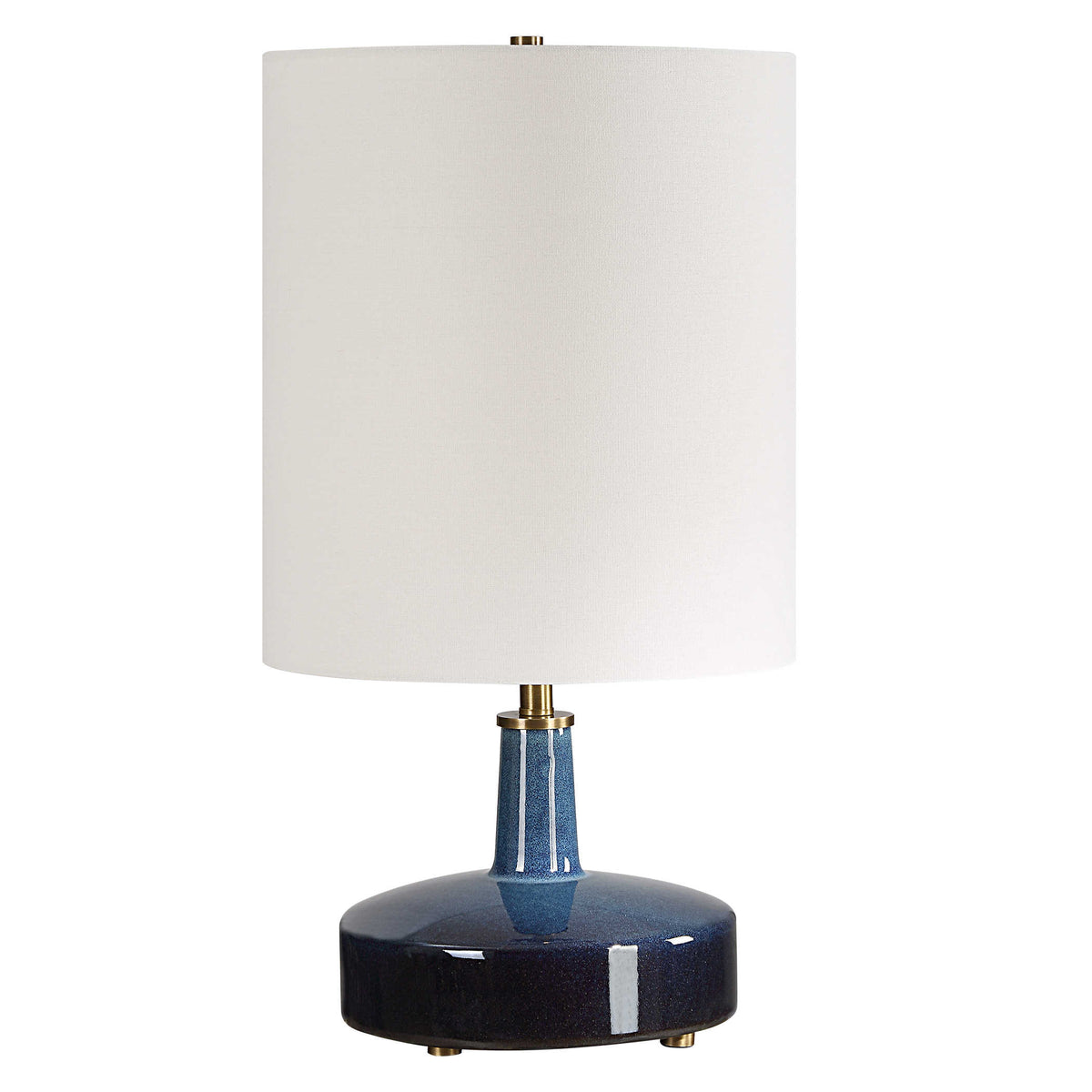Uttermost - 30364-1 - One Light Table Lamp - Abyss - While Brass