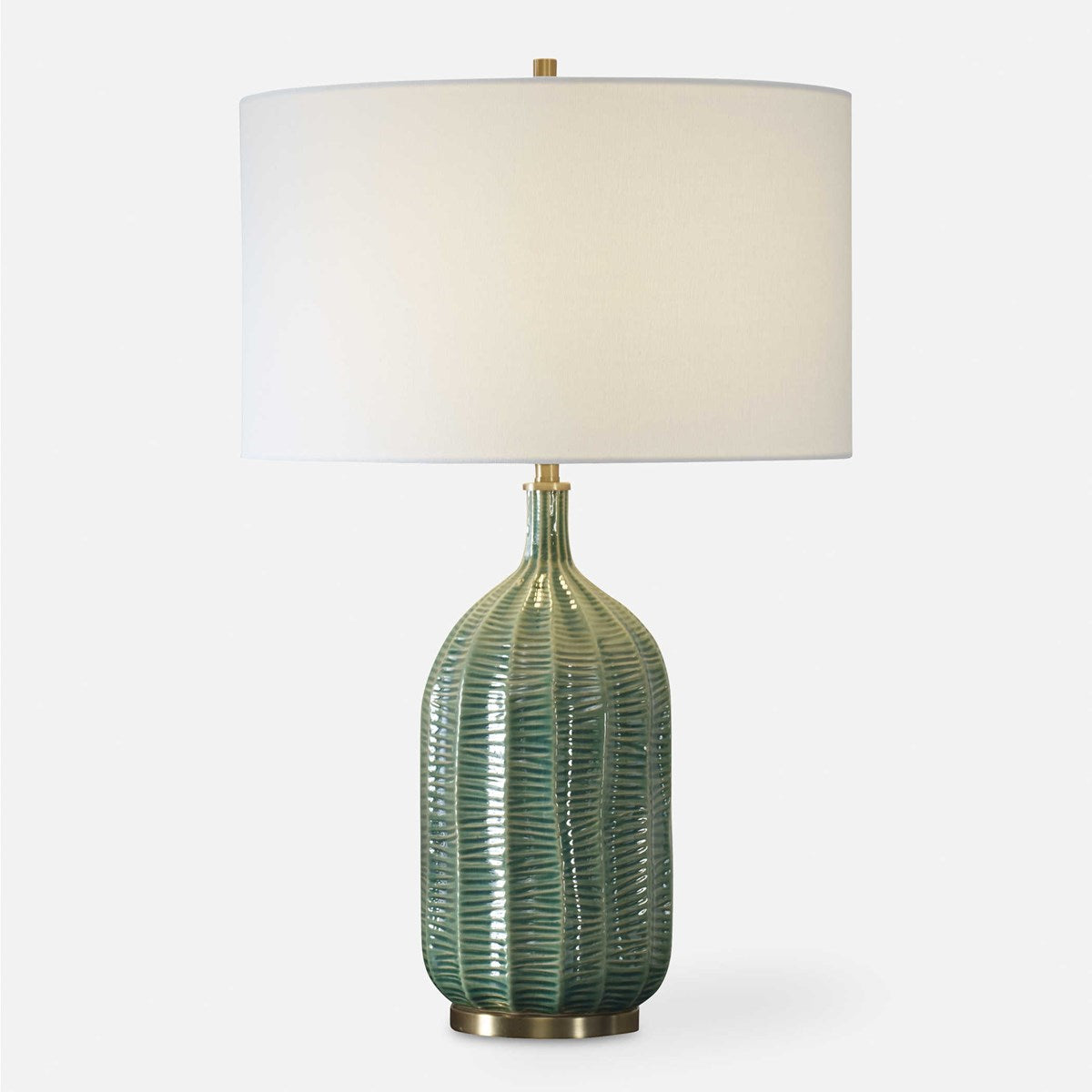 Uttermost - 30378-1 - One Light Table Lamp - Bixby - Antique Brass