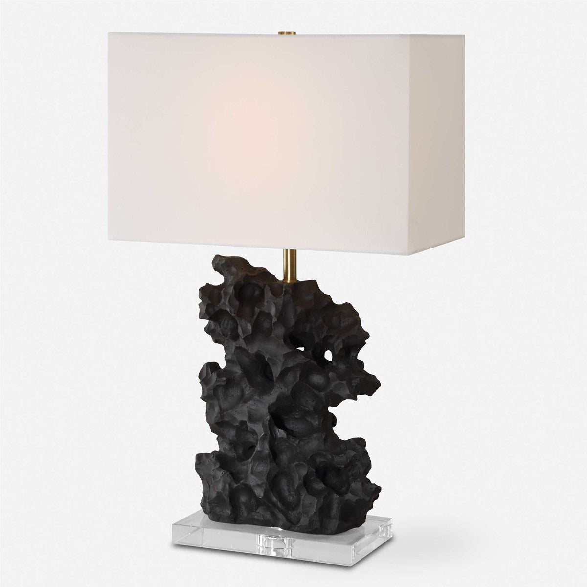 Uttermost - 30386-1 - One Light Table Lamp - Basalt - Antique Brass