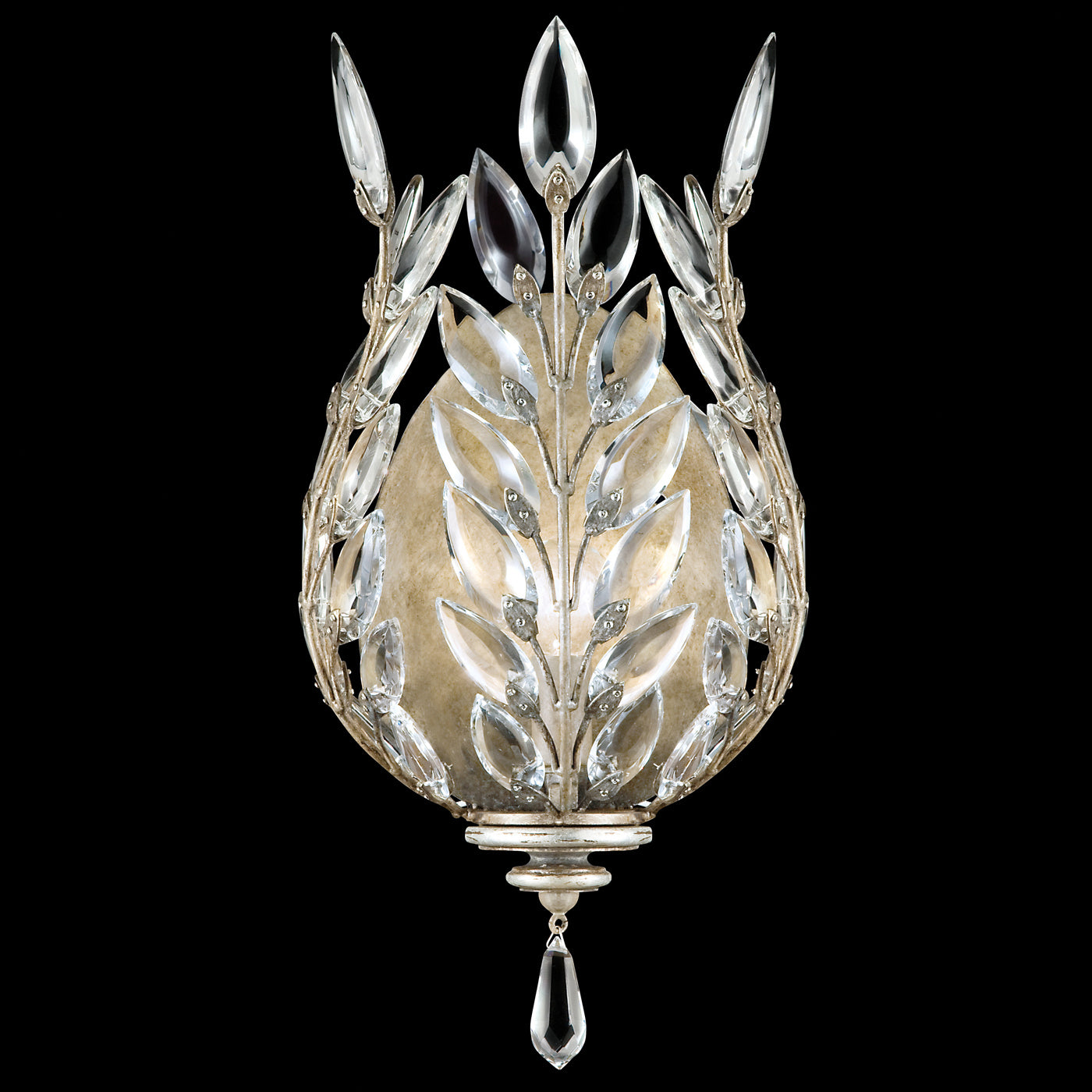 Crystal Laurel 17-Inch One Light Wall Sconce