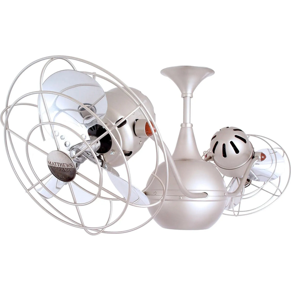 Matthews Fan Company - VB-BN-MTL - 42"Ceiling Fan - Vent-Bettina - Brushed Nickel