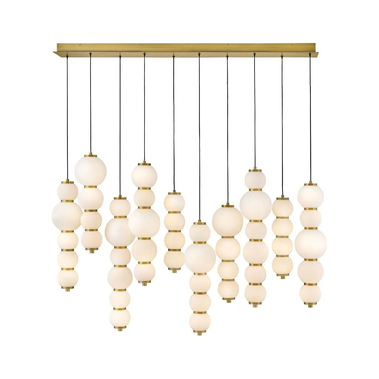 Hinkley Canada - 47396LCB - LED Linear Pendant - Trigo - Lacquered Brass