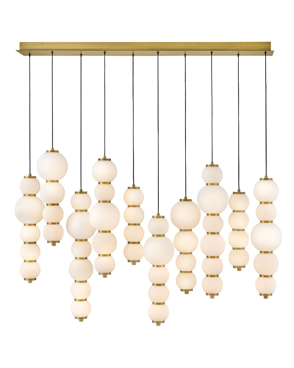 Hinkley Canada - 47396LCB - LED Linear Pendant - Trigo - Lacquered Brass